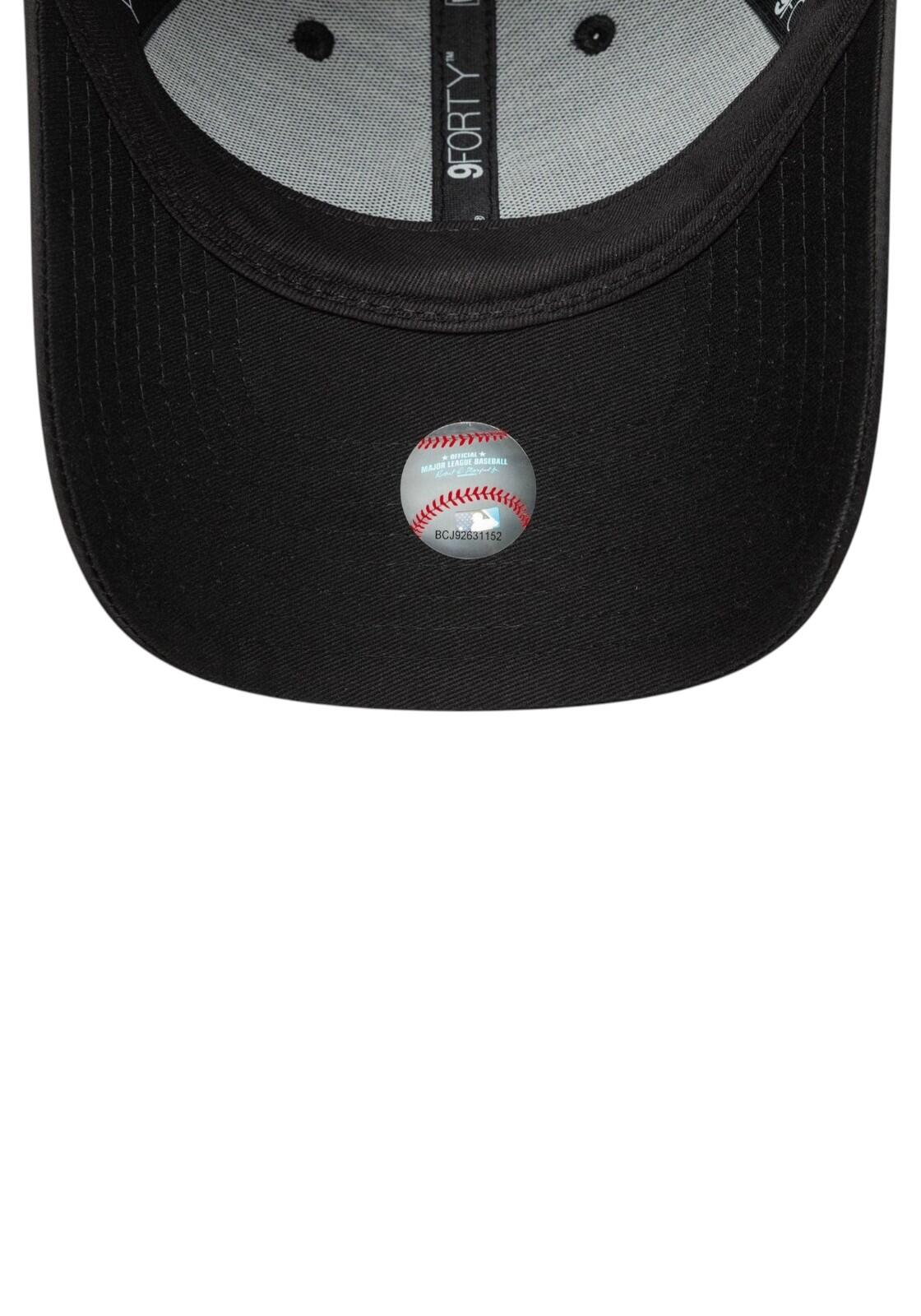 Boné de baseball 9Forty feminino New York Yankees Rhinestone 4/5