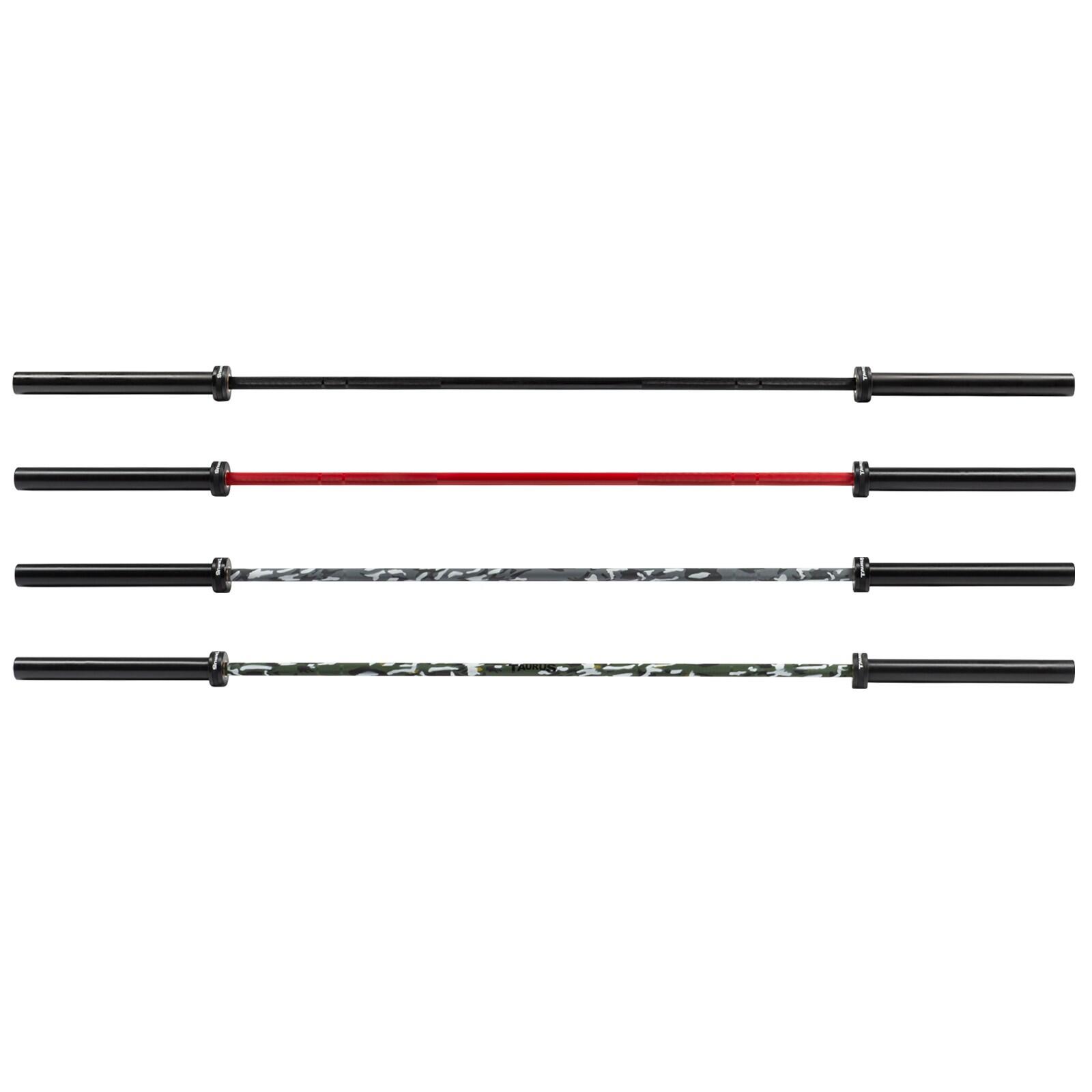 Barre de musculation Taurus 220 cm - Camouflage vert 2/4