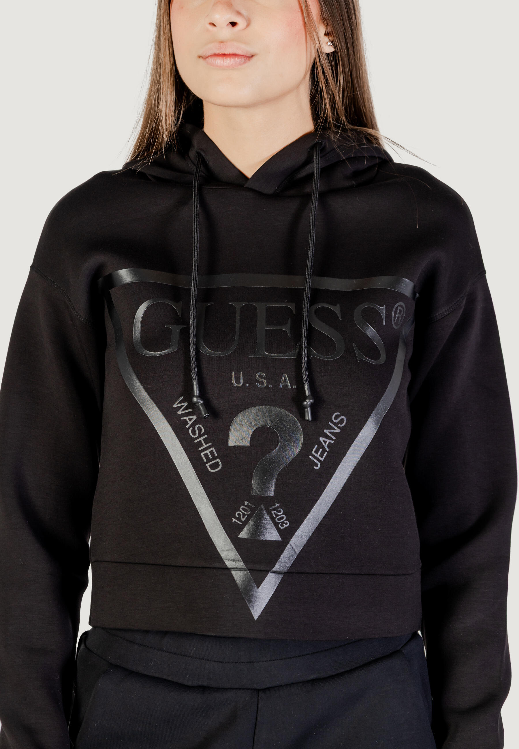sweat-shirt NEW ALISA HOODED FEMME NOIR 2/5