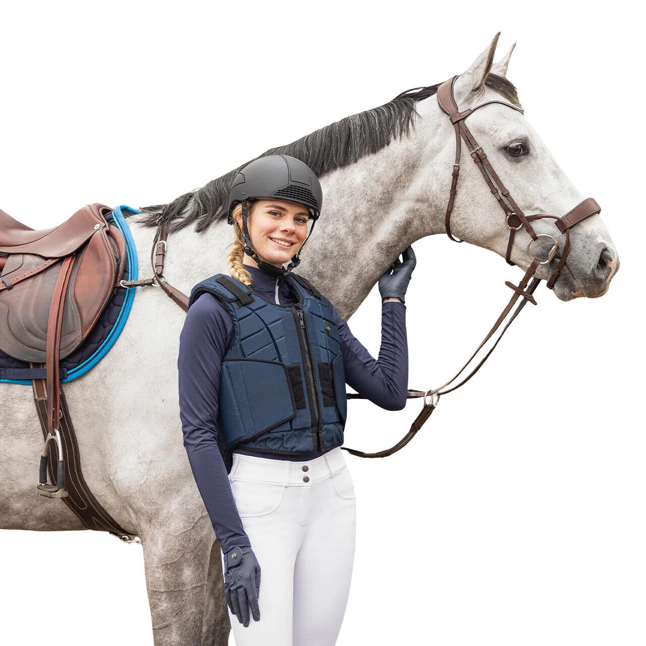 Gilet de protection équitation QHP 2/3