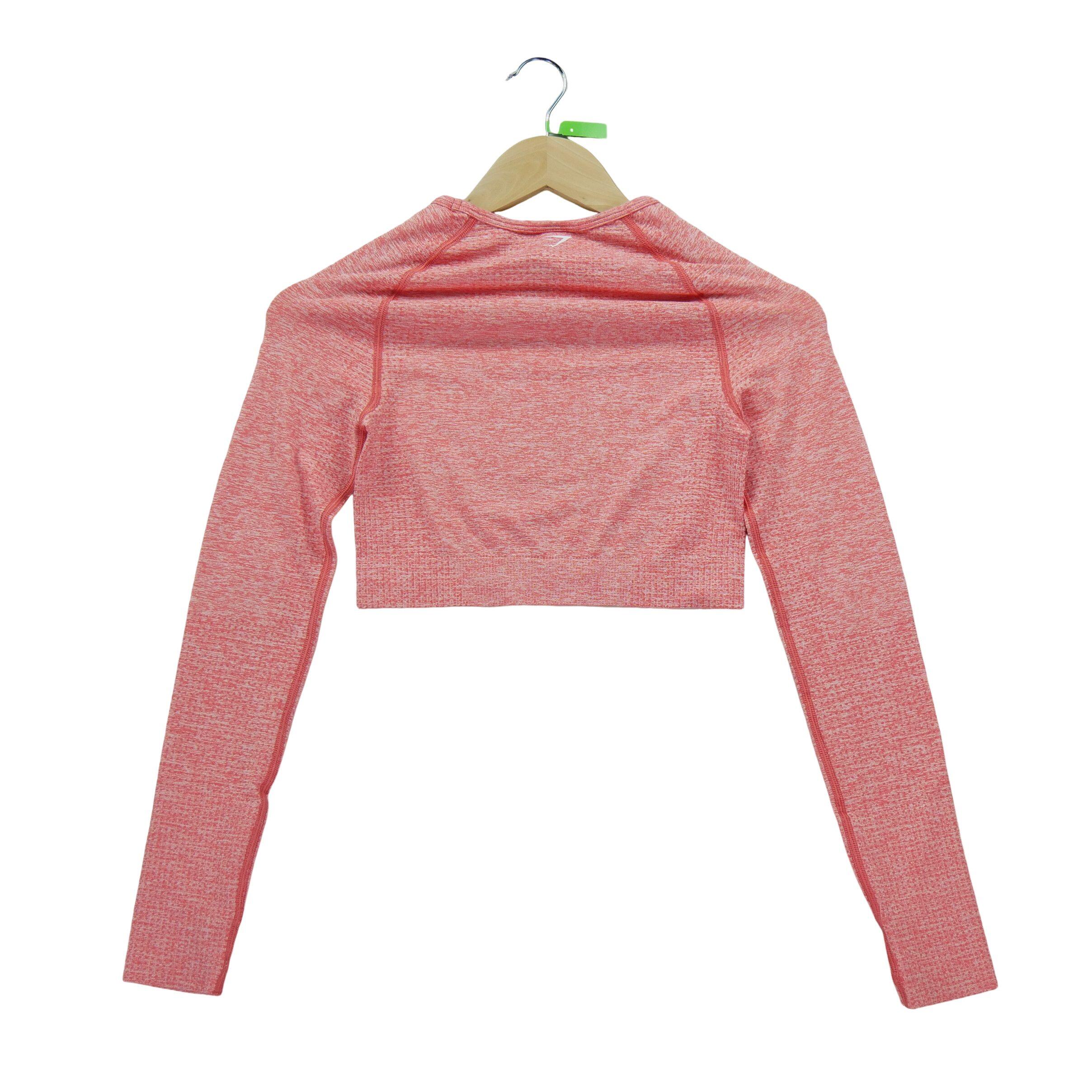 Segunda Vida - Camiseta Rosa de Yoga Fitness para Mulheres - Em muito bom estado 2/4