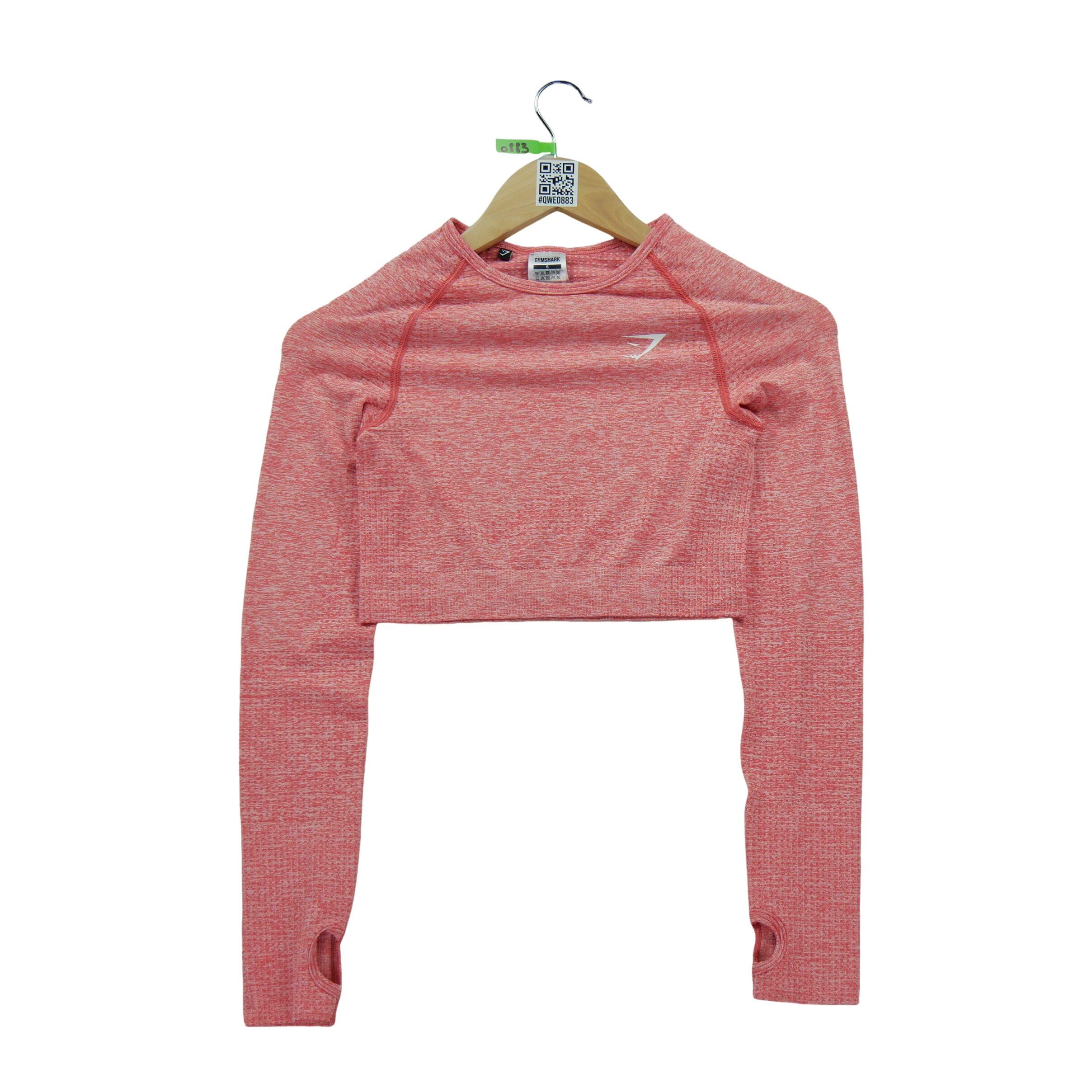 GYMSHARK Reconditionné - T-shirt Femme Yoga Fitness Rose - Très Bon État