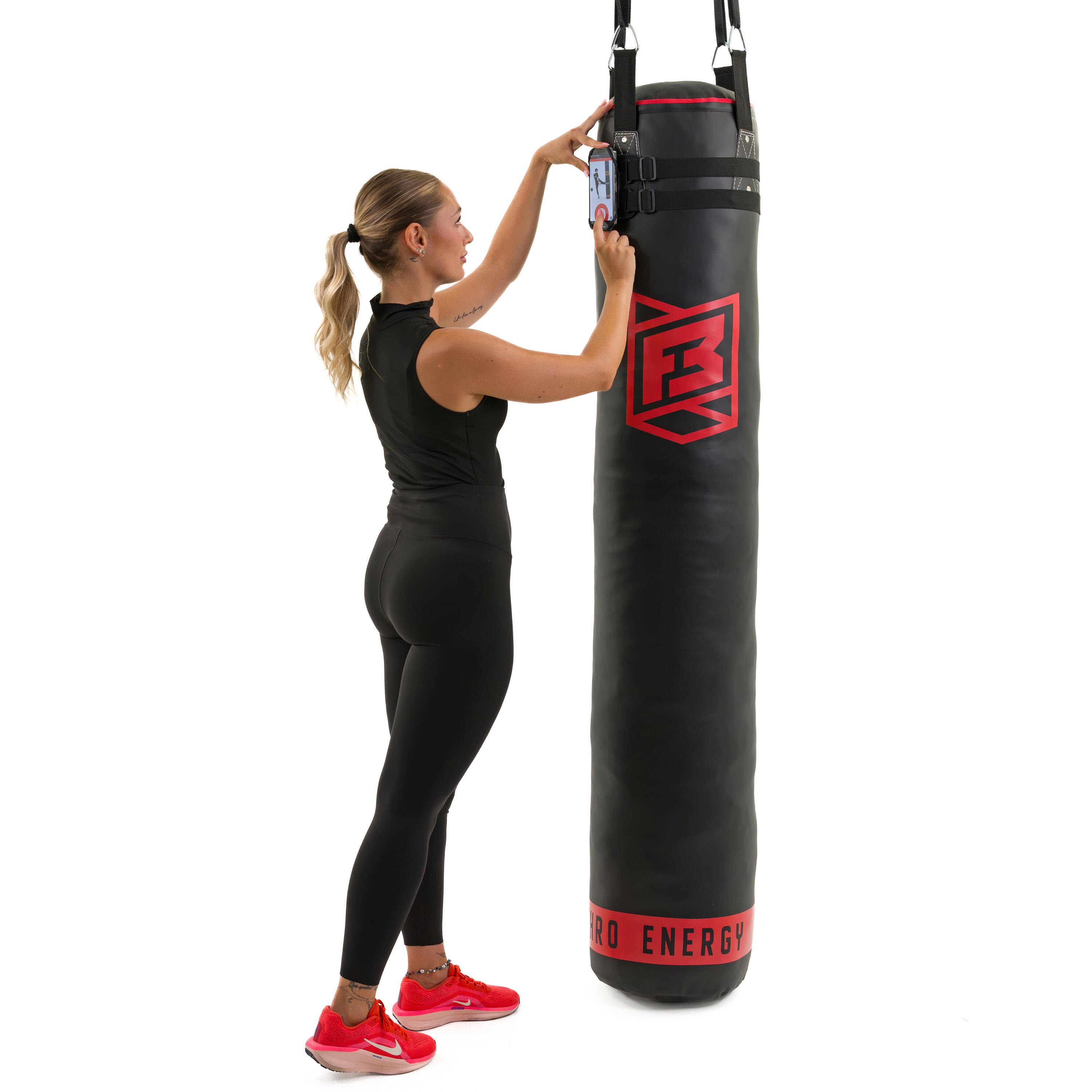 Riñonera de boxeo. Ata tu móvil al saco 4/7