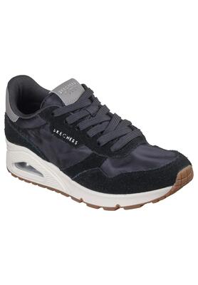 Uno stand on air suède en meshsportschoenen voor dames (zwart, wit)