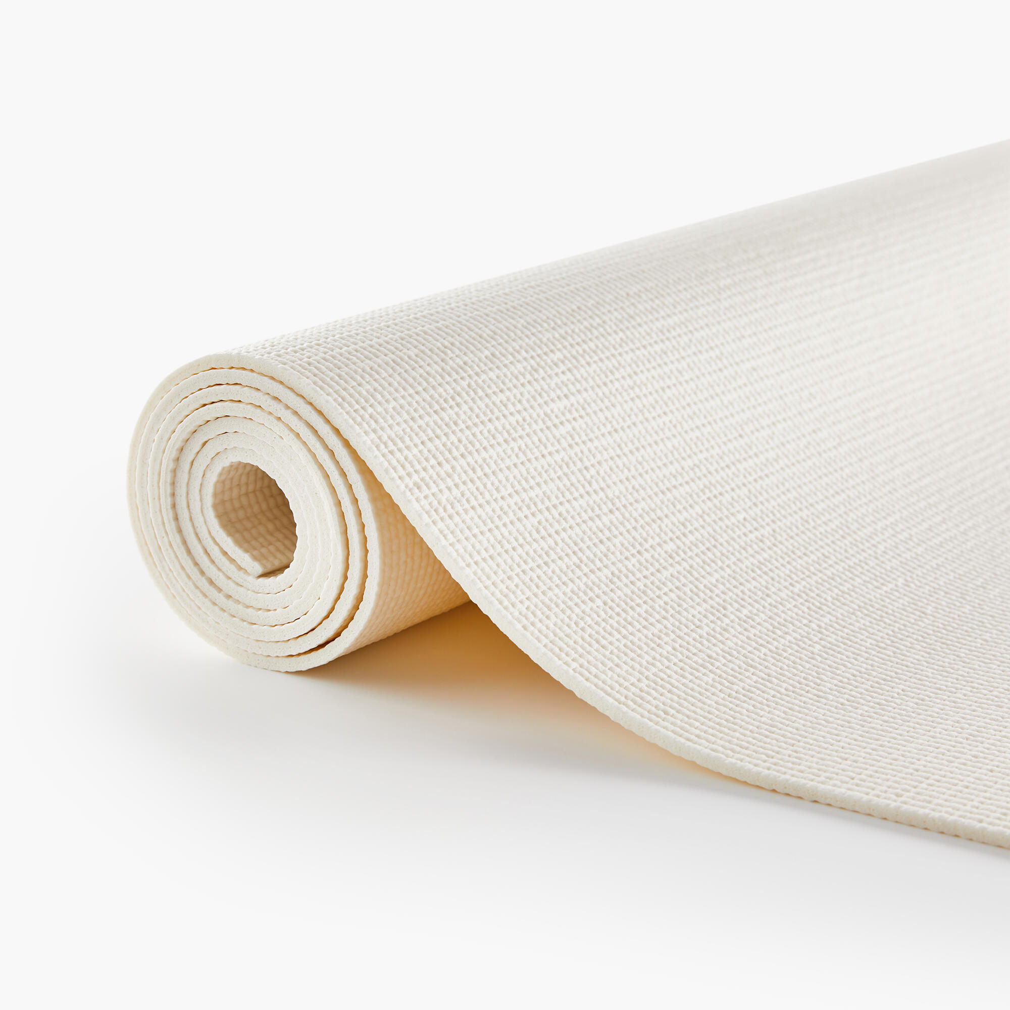 Tapete de ioga - Creme - Tapete antiderrapante para ioga e fitness 4/5