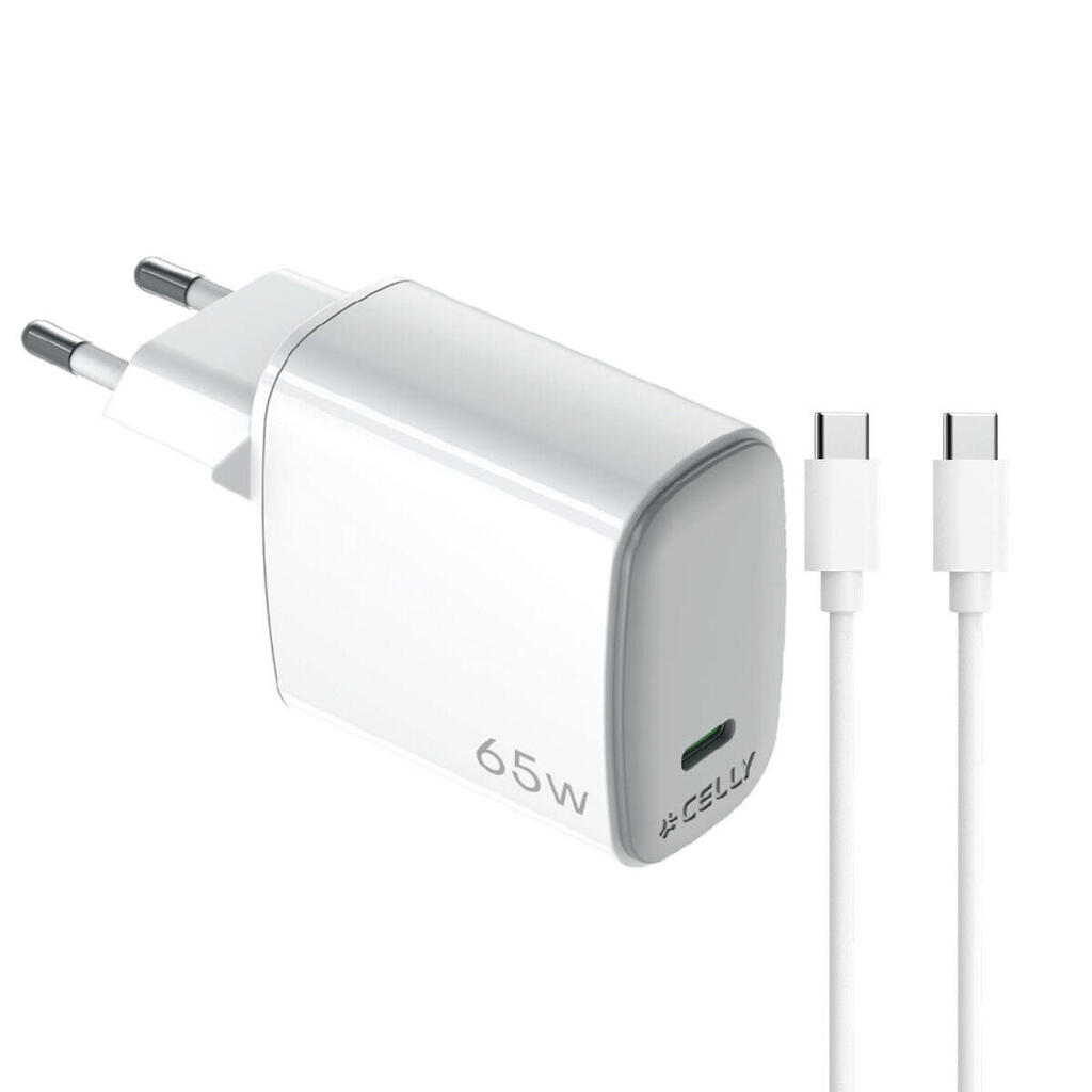 Wall Charger CELLY Gan 1C 65W USB-C