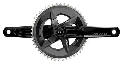 SRAM Guarnitura Power Sensor Sram Rival D1 DUB 2x12V 46-33 Denti (senza scatola) Nero