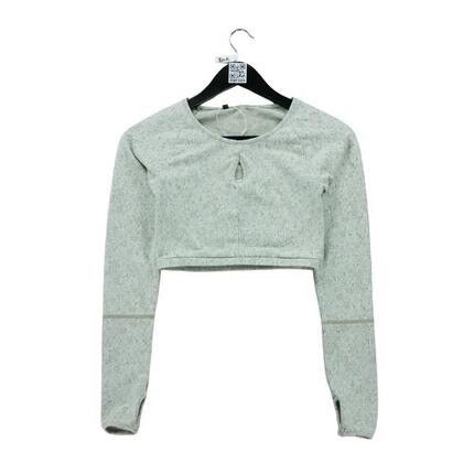 Segunda Vida - Camiseta beige de fitness para mujer - Excelente