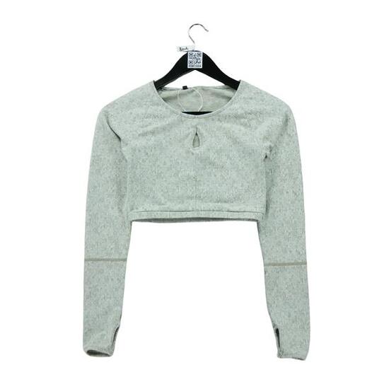 Second life - Damen Fitness Yoga Beige T-Shirt - Wie neu