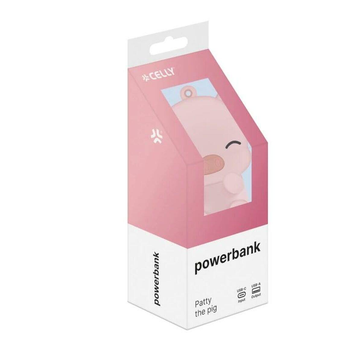 Powerbank CELLY Cerdo Rosa 4/5