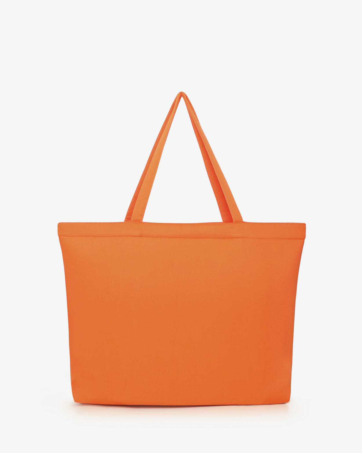 Oranje synthetische fitnesstas voor heren en dames 3/4
