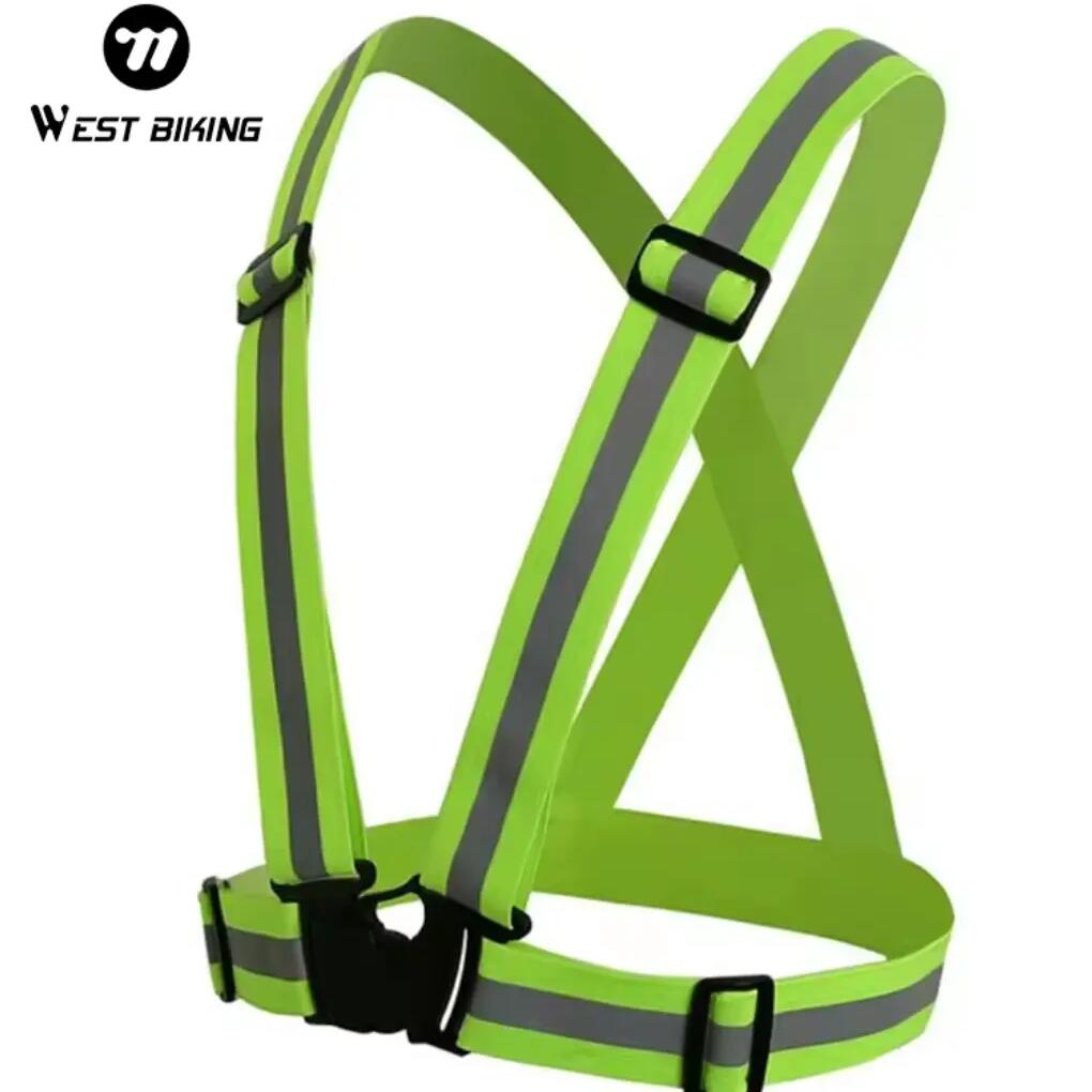 Adjustable Reflective Fluorescent Harness