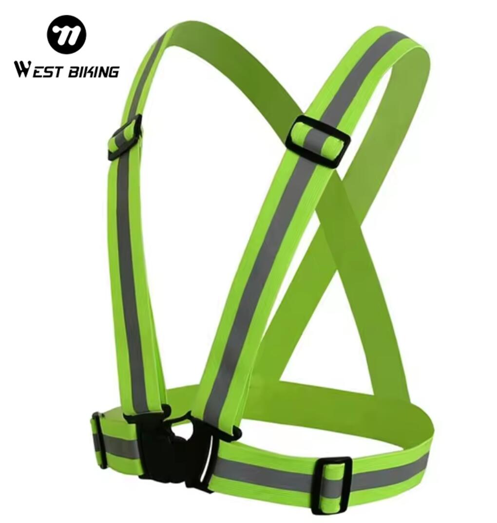 WEST BIKING Adjustable Reflective Fluorescent Harness