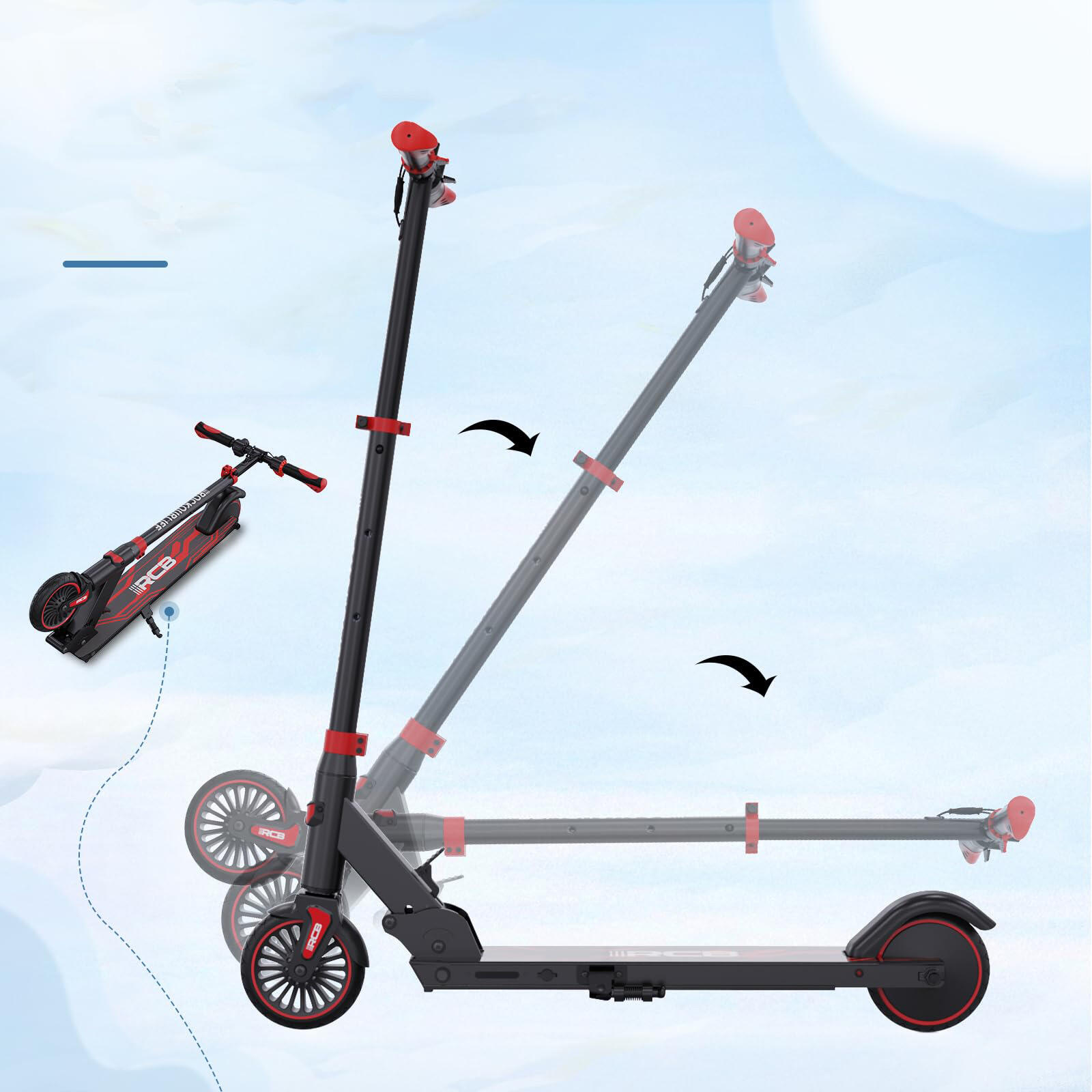 Monopattino Elettrico Pieghevole per Bambini Pieghevole RCB-R15 2/8