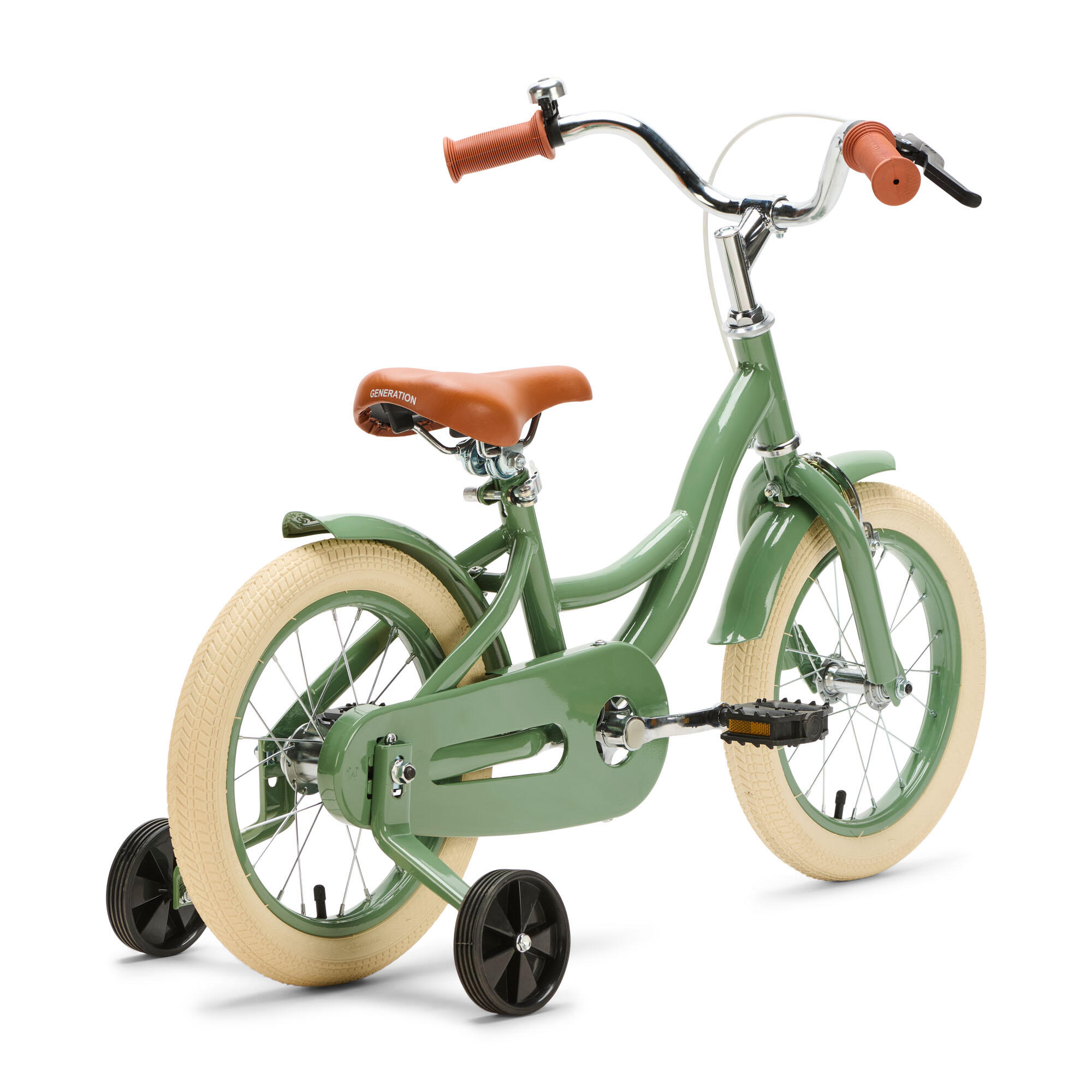 Generation Blanco 14 pouces Vert Olive – Vélo pour enfants 3/4