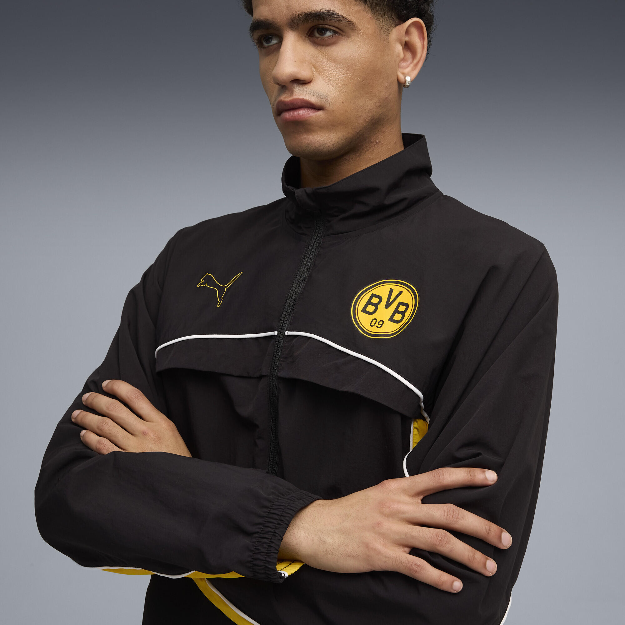 Giacca Borussia Dortmund FtblStatement Cellerator da uomo PUMA 3/6
