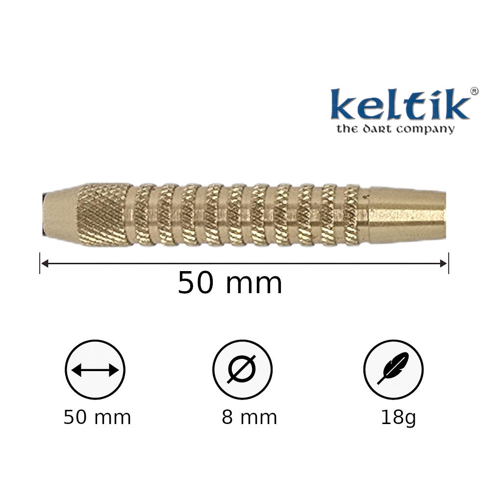 Dardos soft Keltik Red Gigant 18 g – precisão para máximo controlo no jogo 4/7