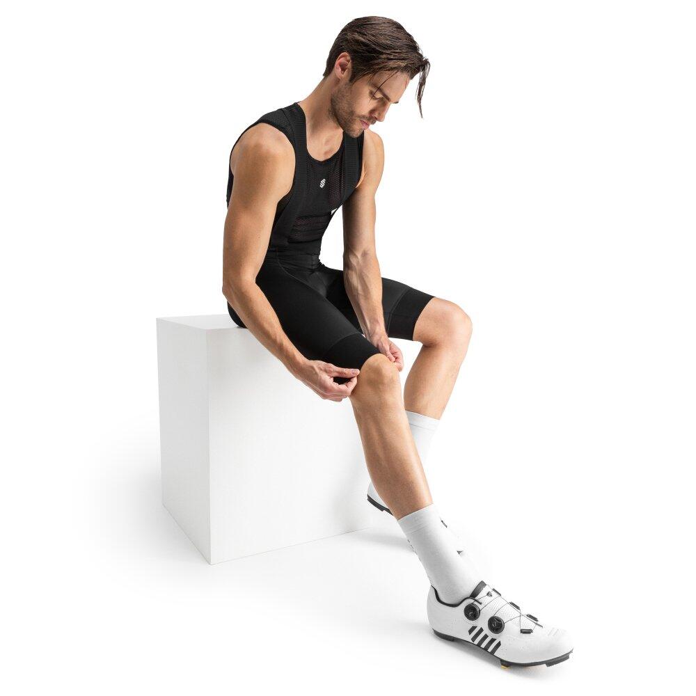 Heren Fietsen bib shorts van e stoffen Malhao Zwart 3/7