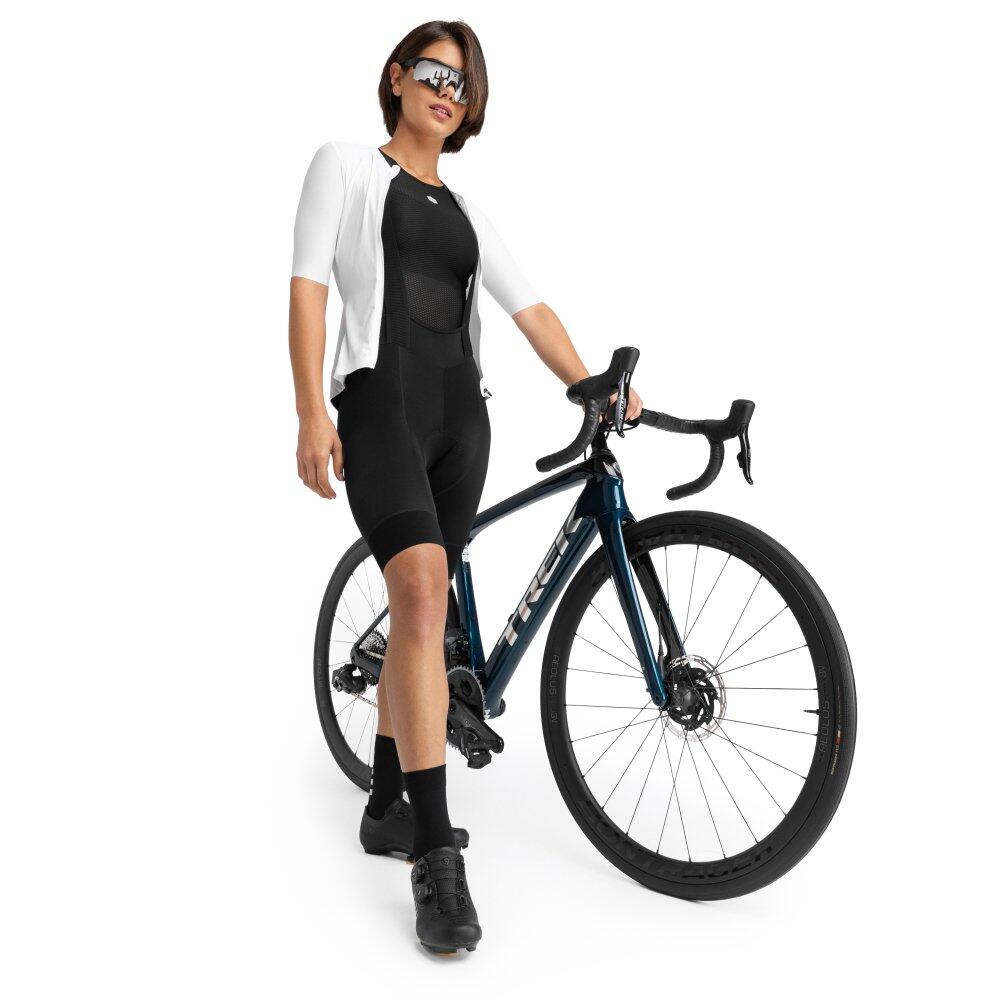 Salopette da ciclismo in tessuti riciclati da donna Comet Nero 3/5