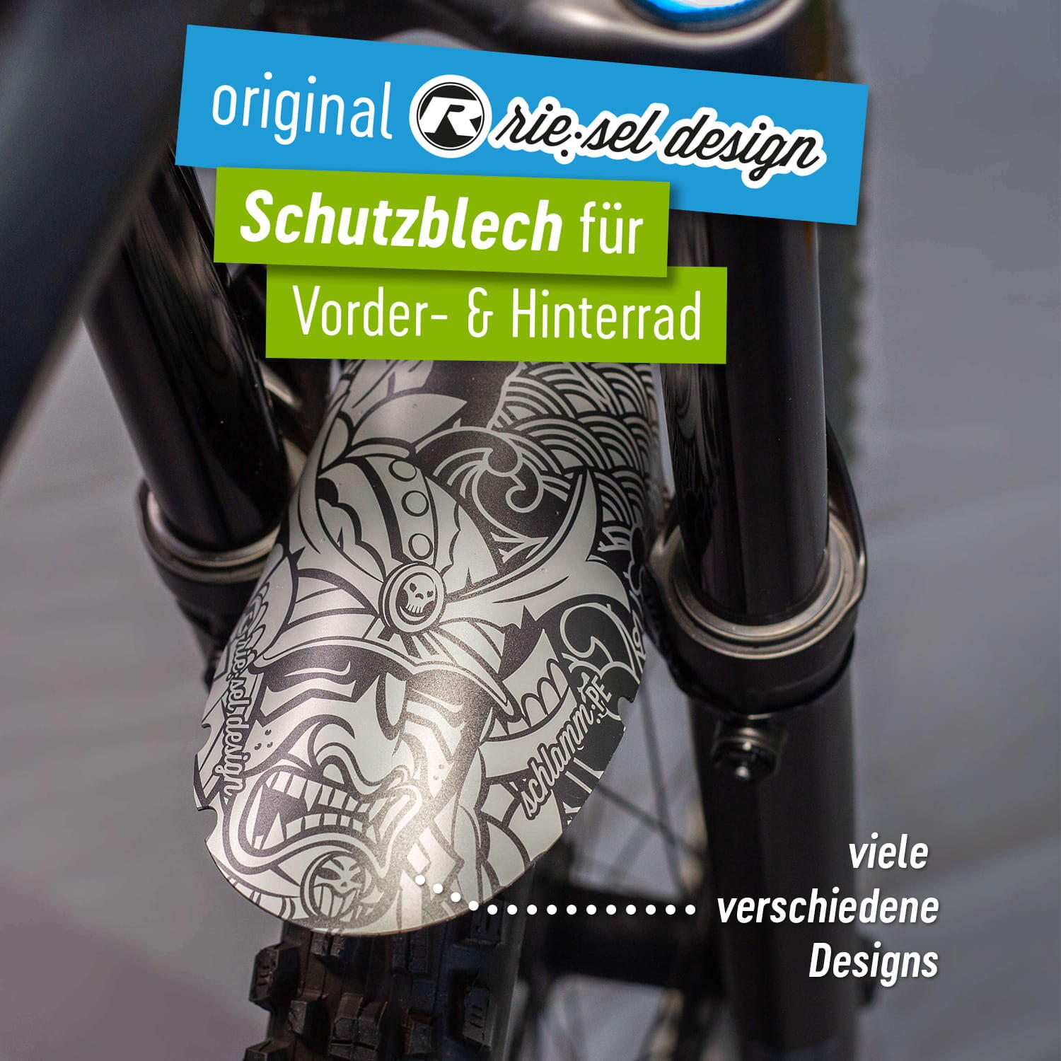 MTB Fahrrad Schutzblech Mudguard Vorne oder Hinten 20"/24"26"/27,5"/28" 3/8