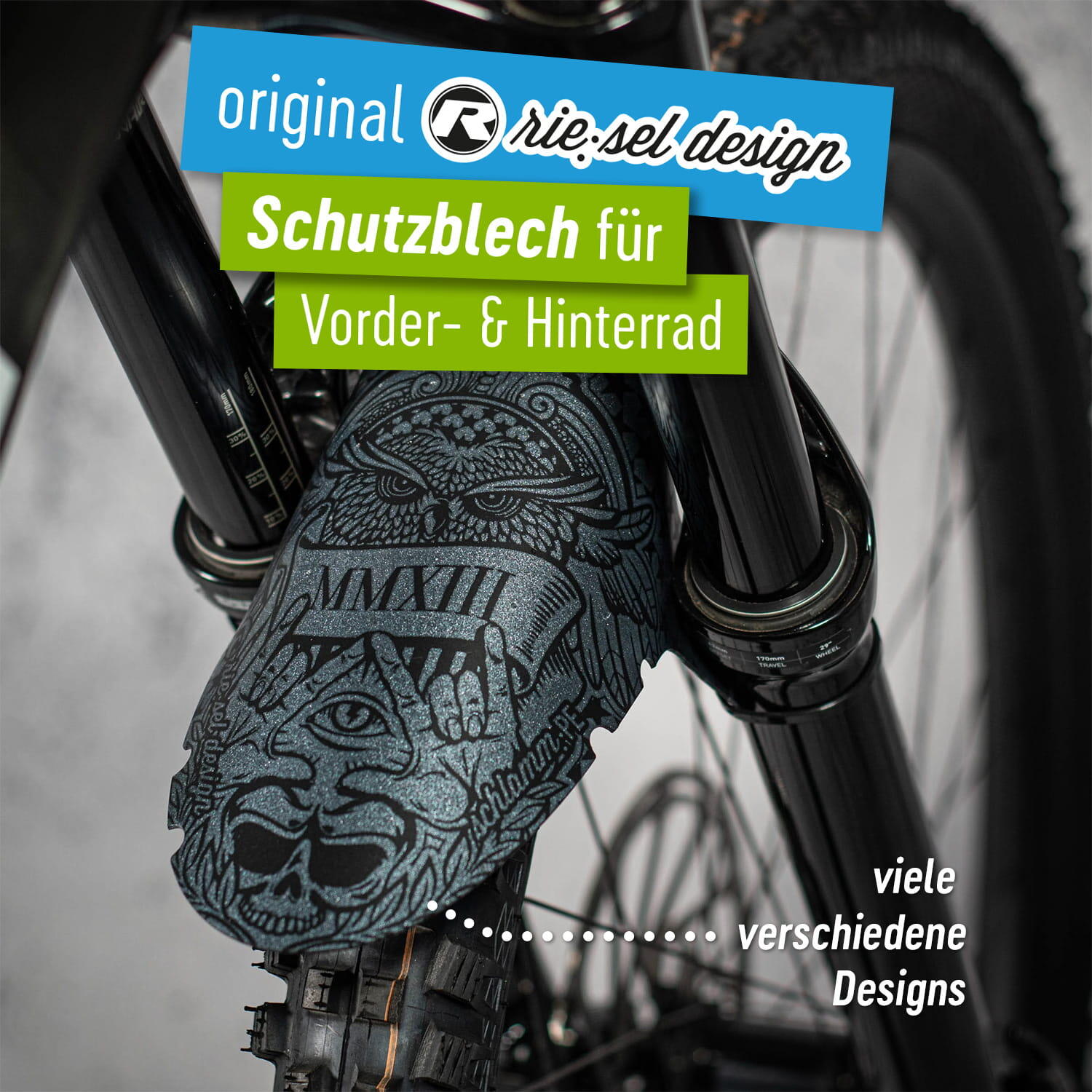 Vorderer Kotflügel Riesel Design Schlamm:Pe 3/7