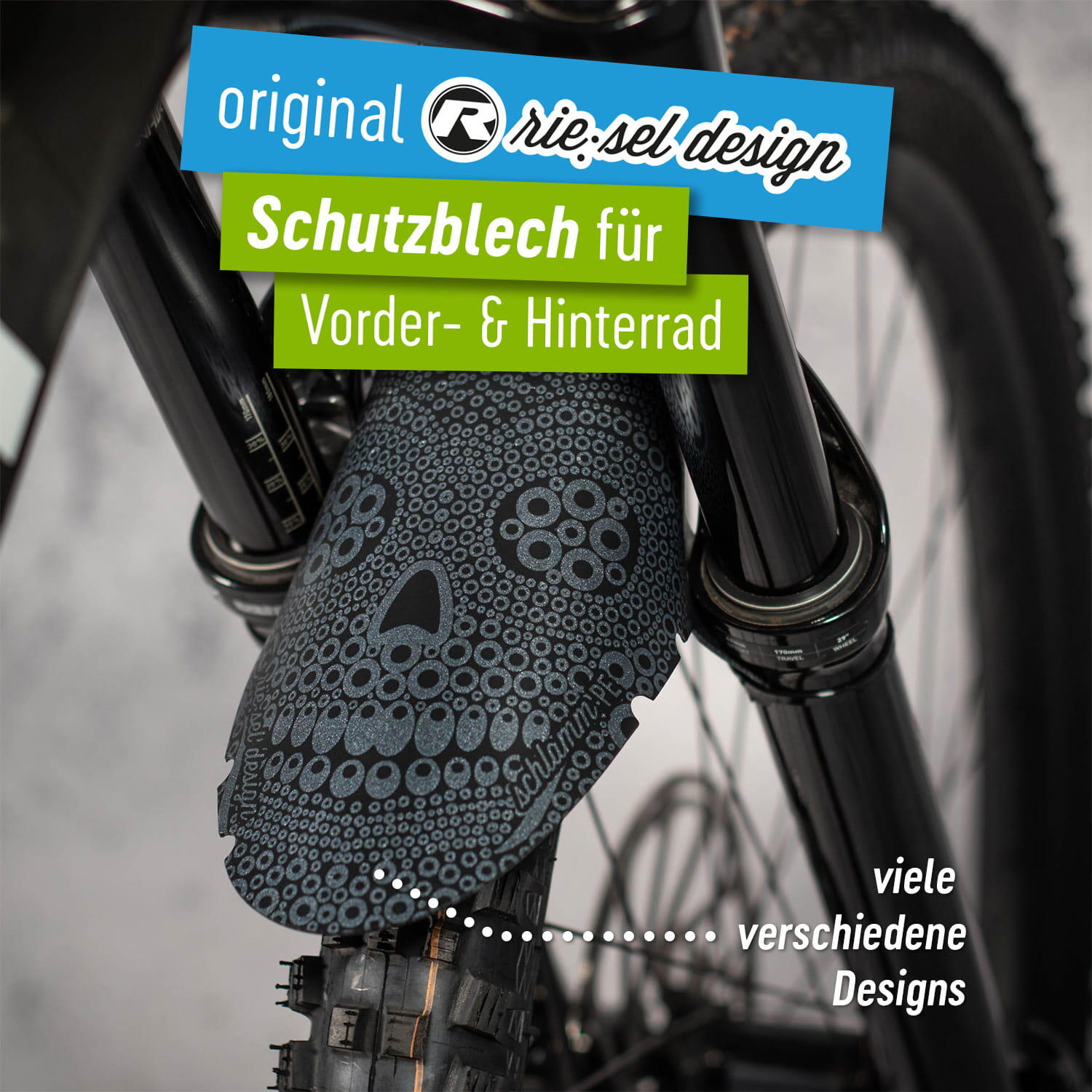 Vorderer Kotflügel Riesel Design Schlamm:PE 3/7