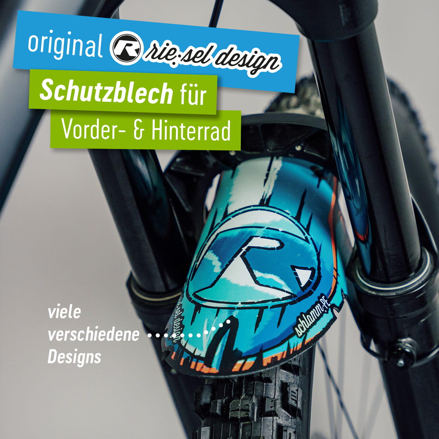 Parafango anteriore Riesel Design SCHLAMM:PE stillbruch 3/7