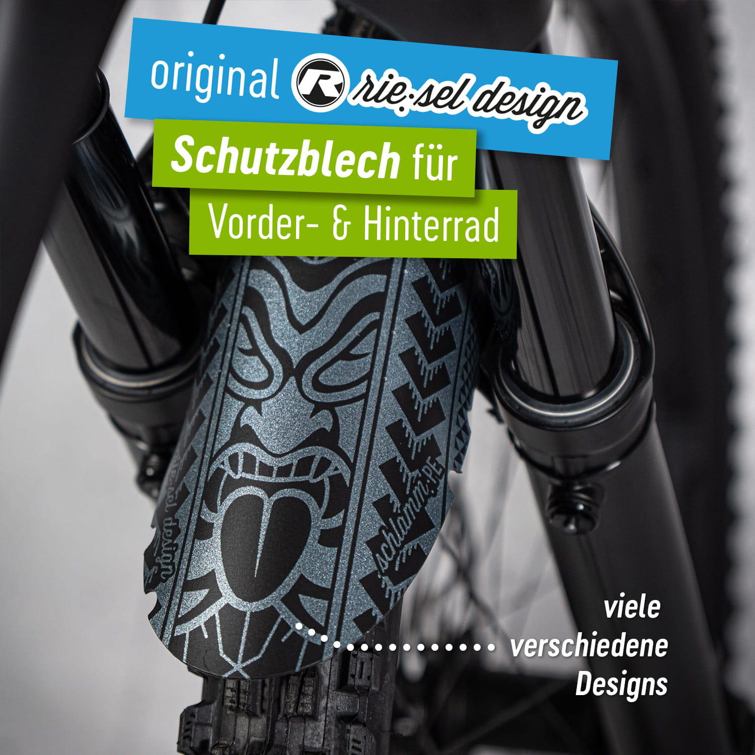 MTB Fahrrad Schutzblech Mudguard Vorne oder Hinten 20"/24"26"/27,5"/28" 3/8