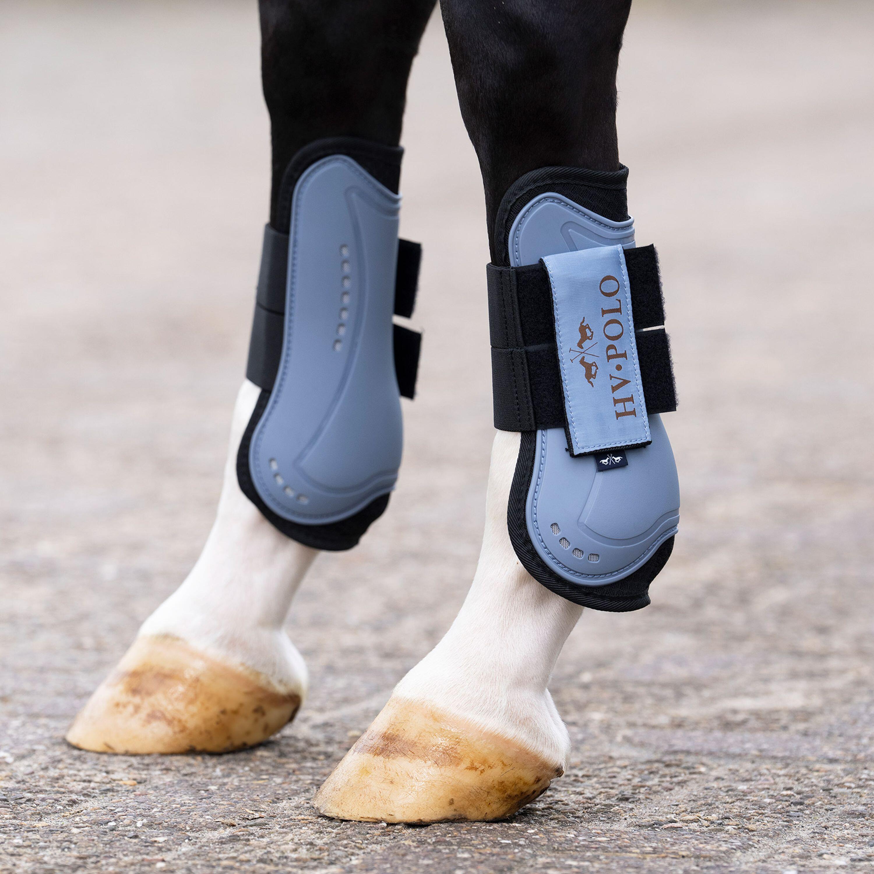 Guanti aperti per cavallo con protezione per i garretti HV Polo Classic 5/6
