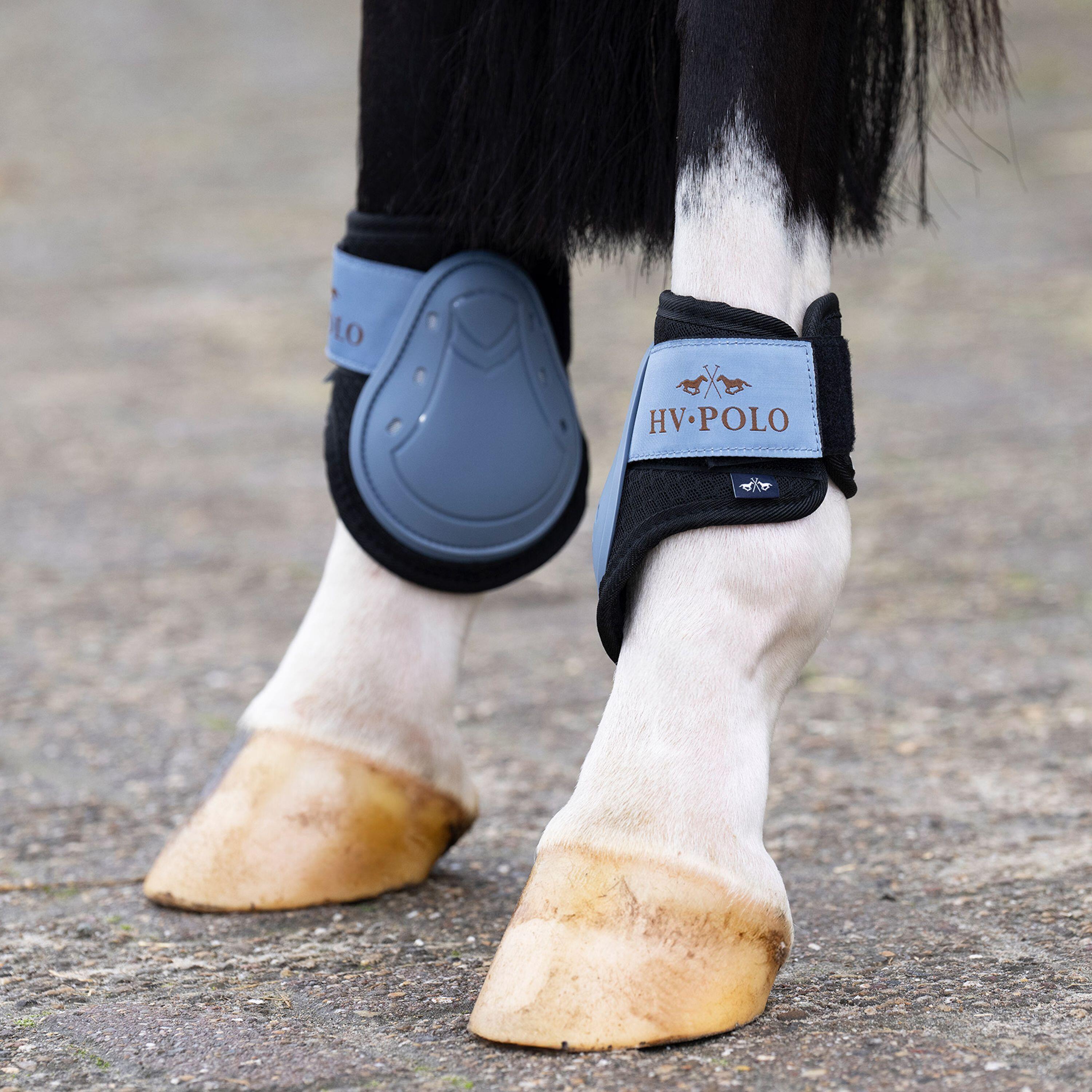Guanti aperti per cavallo con protezione per i garretti HV Polo Classic 4/6
