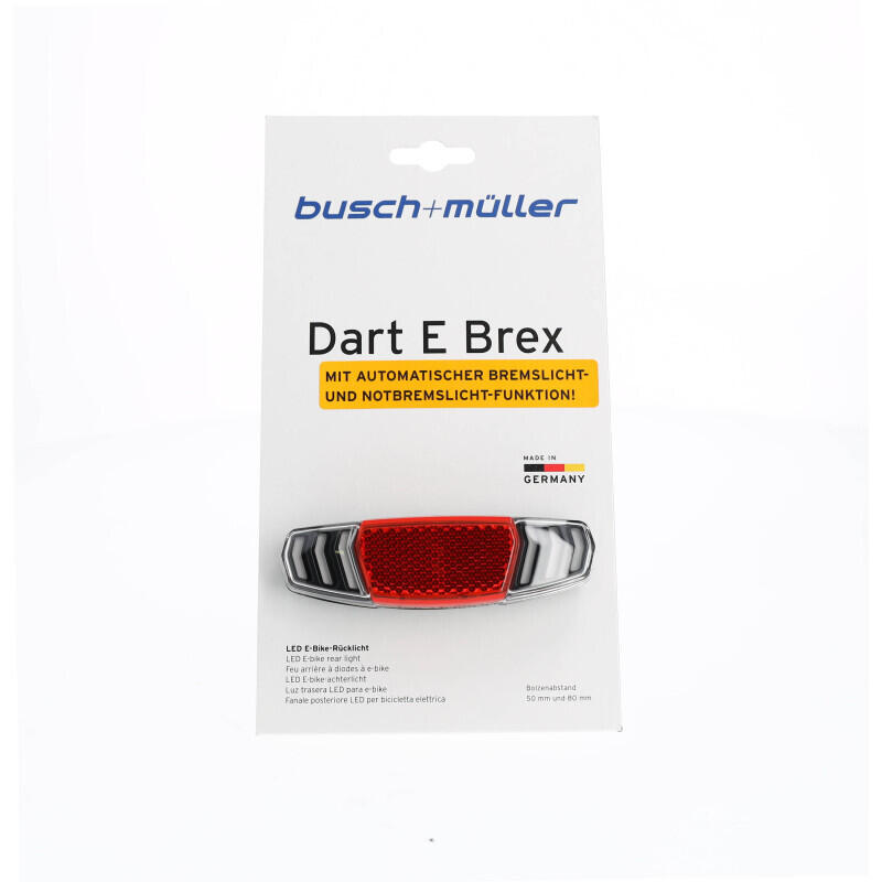 Busch+Müller Dart E Brex Luz trasera para E-Bikes con luz de freno 3/4
