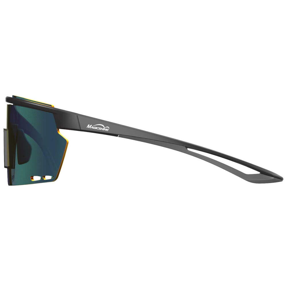 Lunettes Rouleur - RL002 - noir/gris - écran vert 6/7