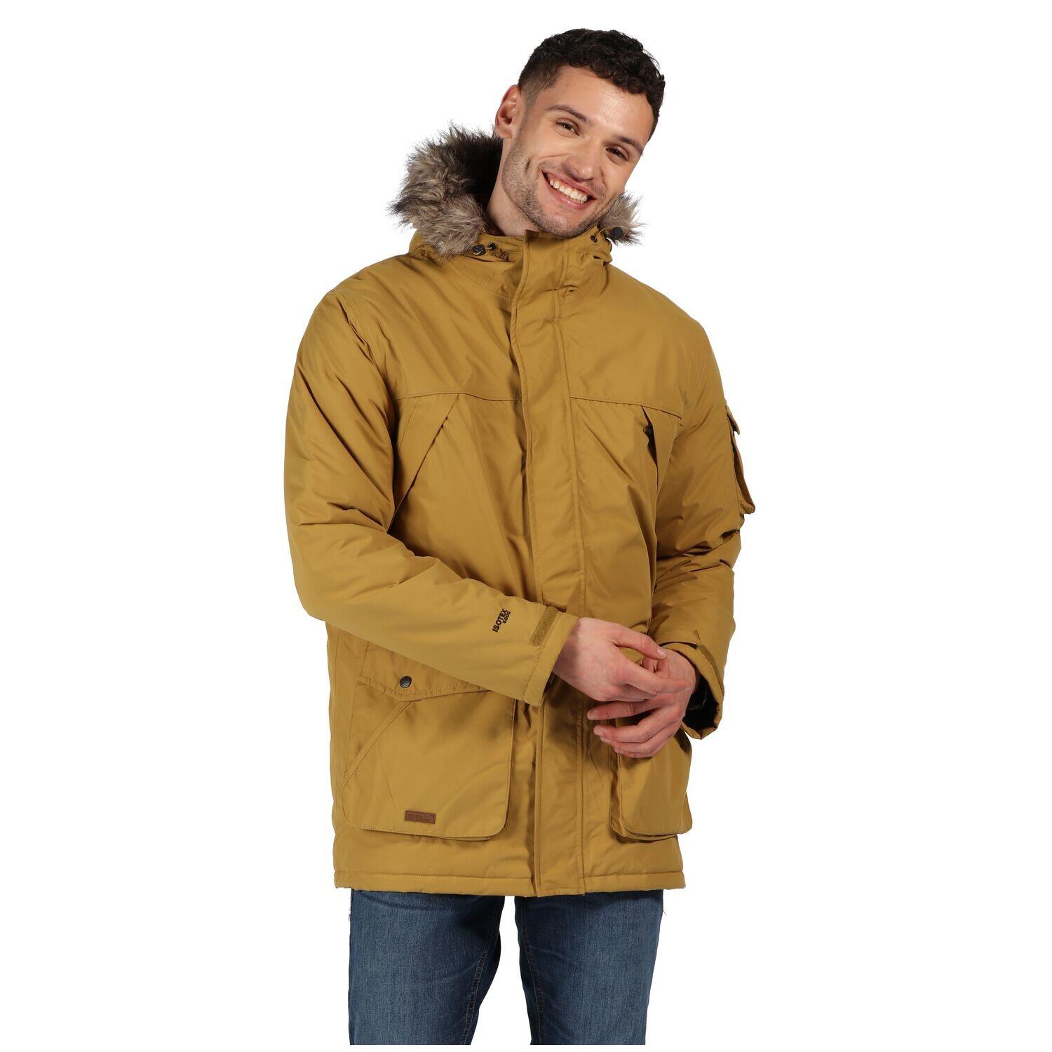 gefütterte Jacke Salinger II Freizeit Herren Bronze Mist Wasserdicht 5.000 mm 3/4