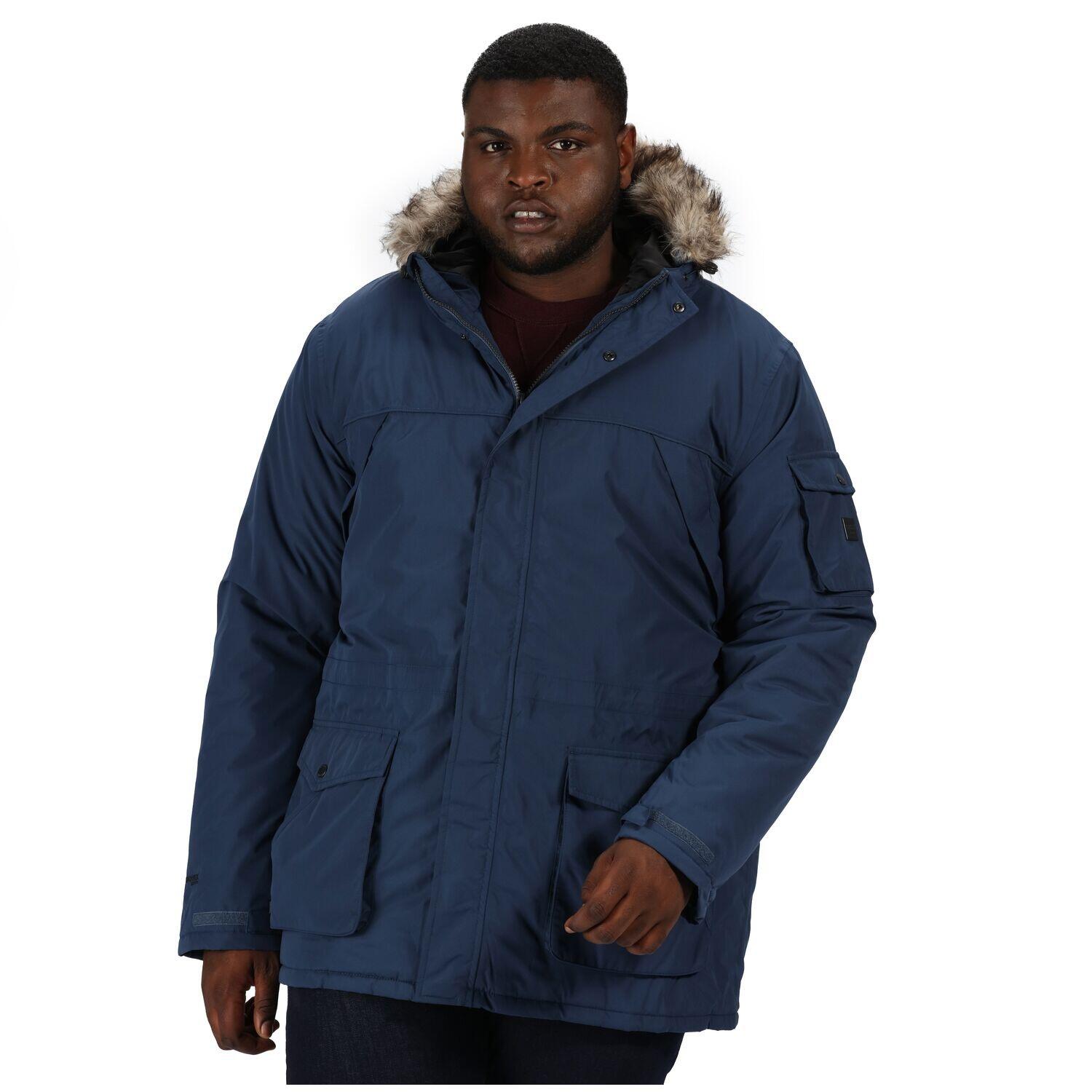 REGATTA gefütterte Jacke Salinger II Freizeit Herren Bronze Mist Wasserdicht 5.000 mm