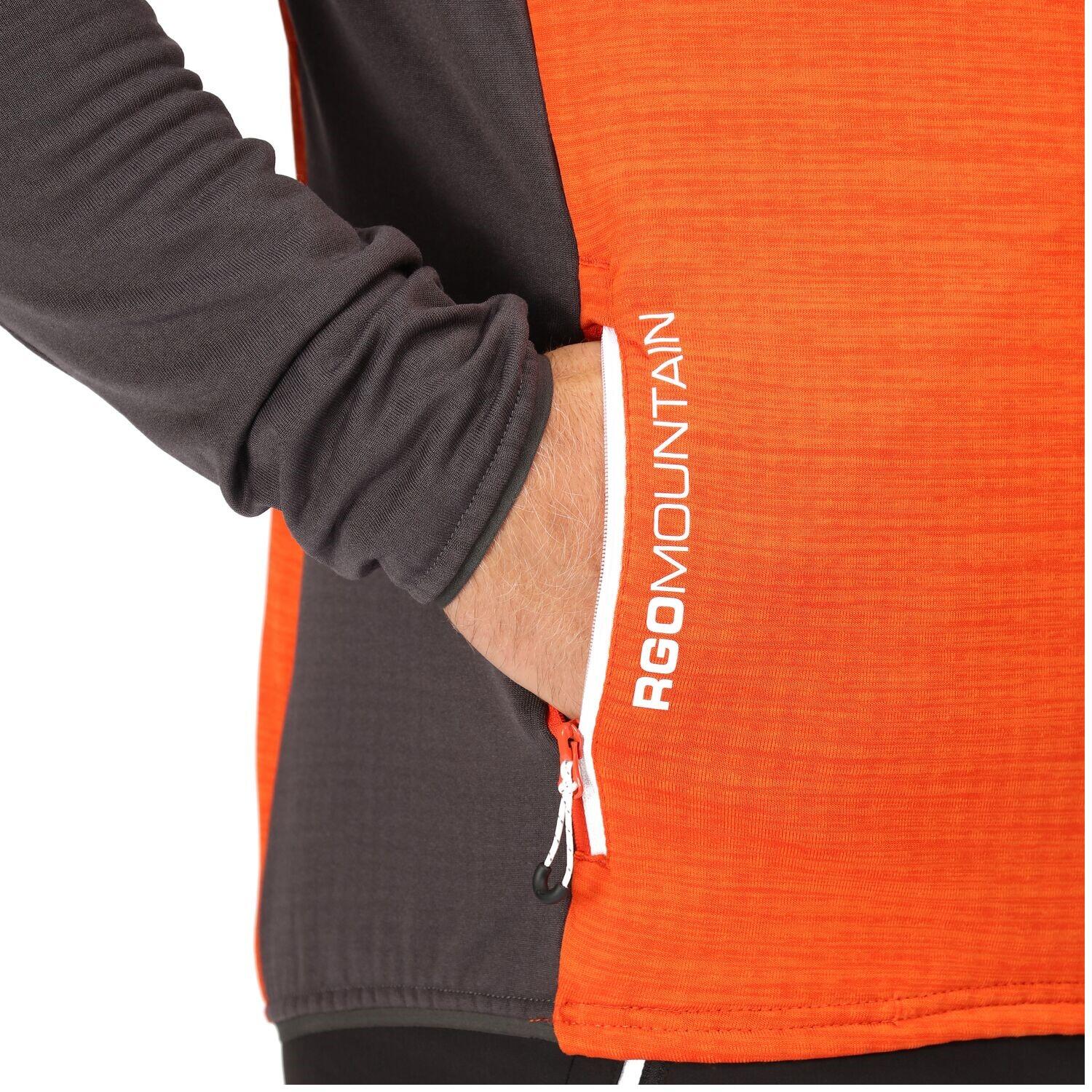 Midlayer Hepley Wandern/Outdoor/Trekking Herren RustyOra/Ash Ohne Atmungsaktiv 2/7