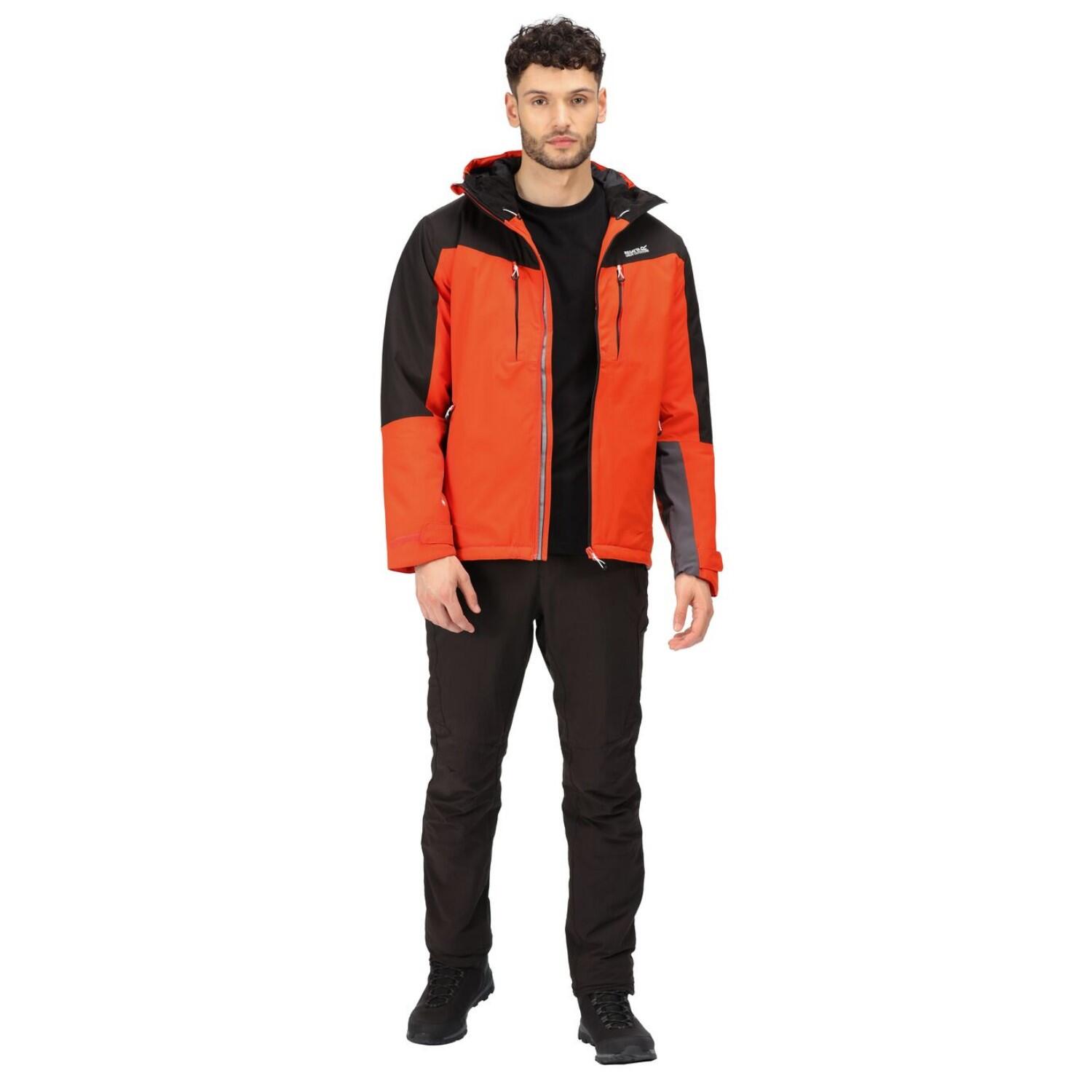 Outdoorjacke Highton Stretch II Wandern/Outdoor/Trekking Herren CajunOra/Blk 3/7