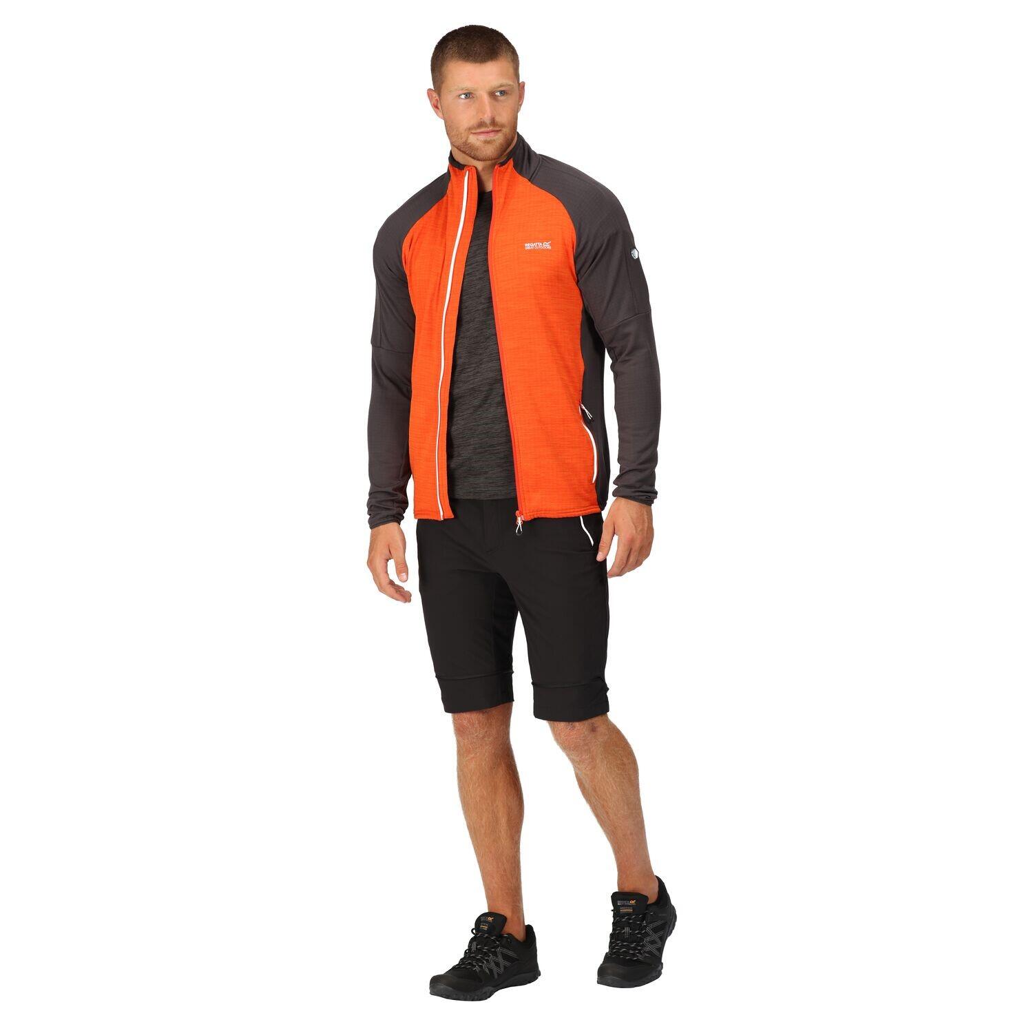 Midlayer Hepley Wandern/Outdoor/Trekking Herren RustyOra/Ash Ohne Atmungsaktiv 4/7