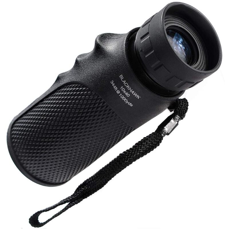 Monokular Blackhawk 10x40 wasserdicht - Schwarz 4/5
