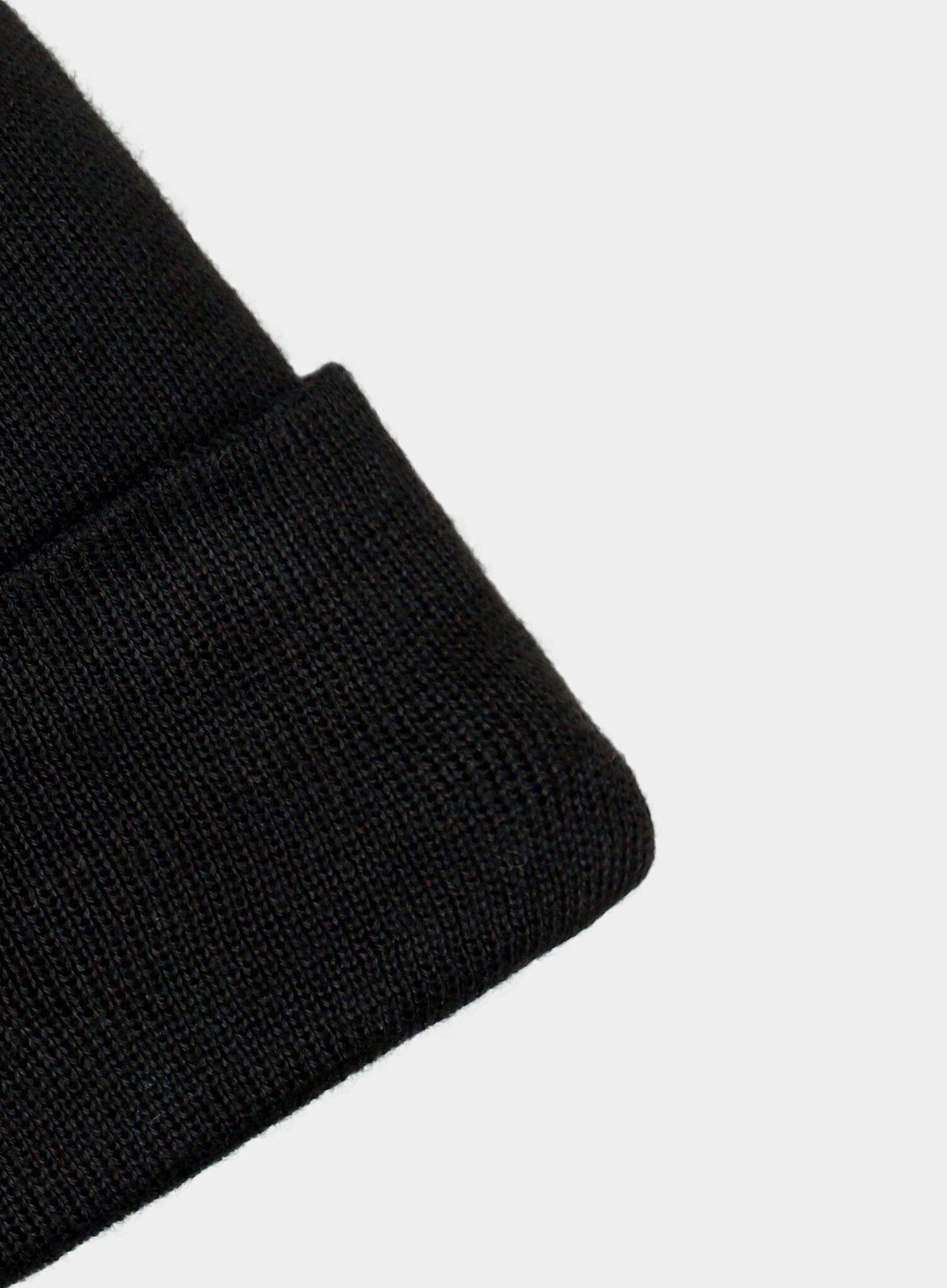 Czapka zimowa Fjallraven Vardag Classic Beanie - black 3/4