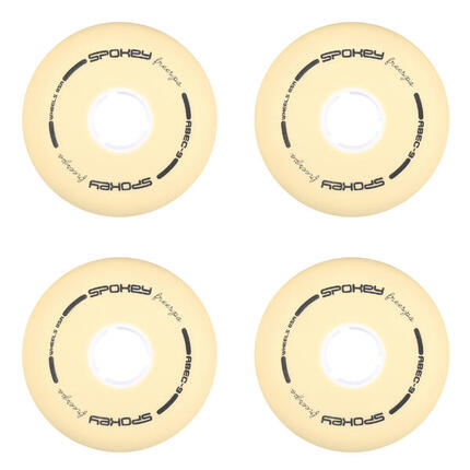 4 kółka do rolek Freespo Spokey WHITE SET