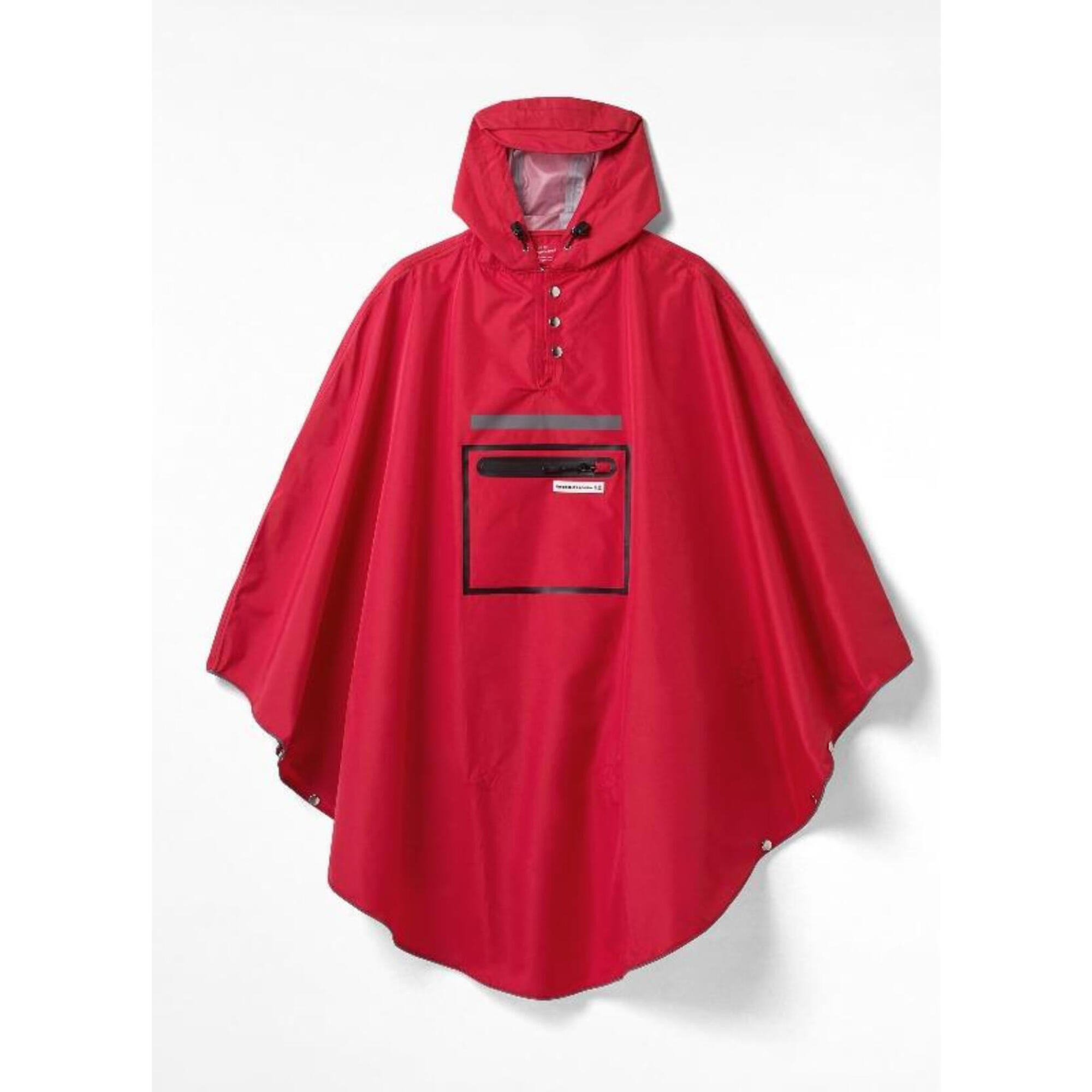 People Poncho - Poncho The People's Poncho Rouge - Poncho - Rouge - No Size - Decathlon
