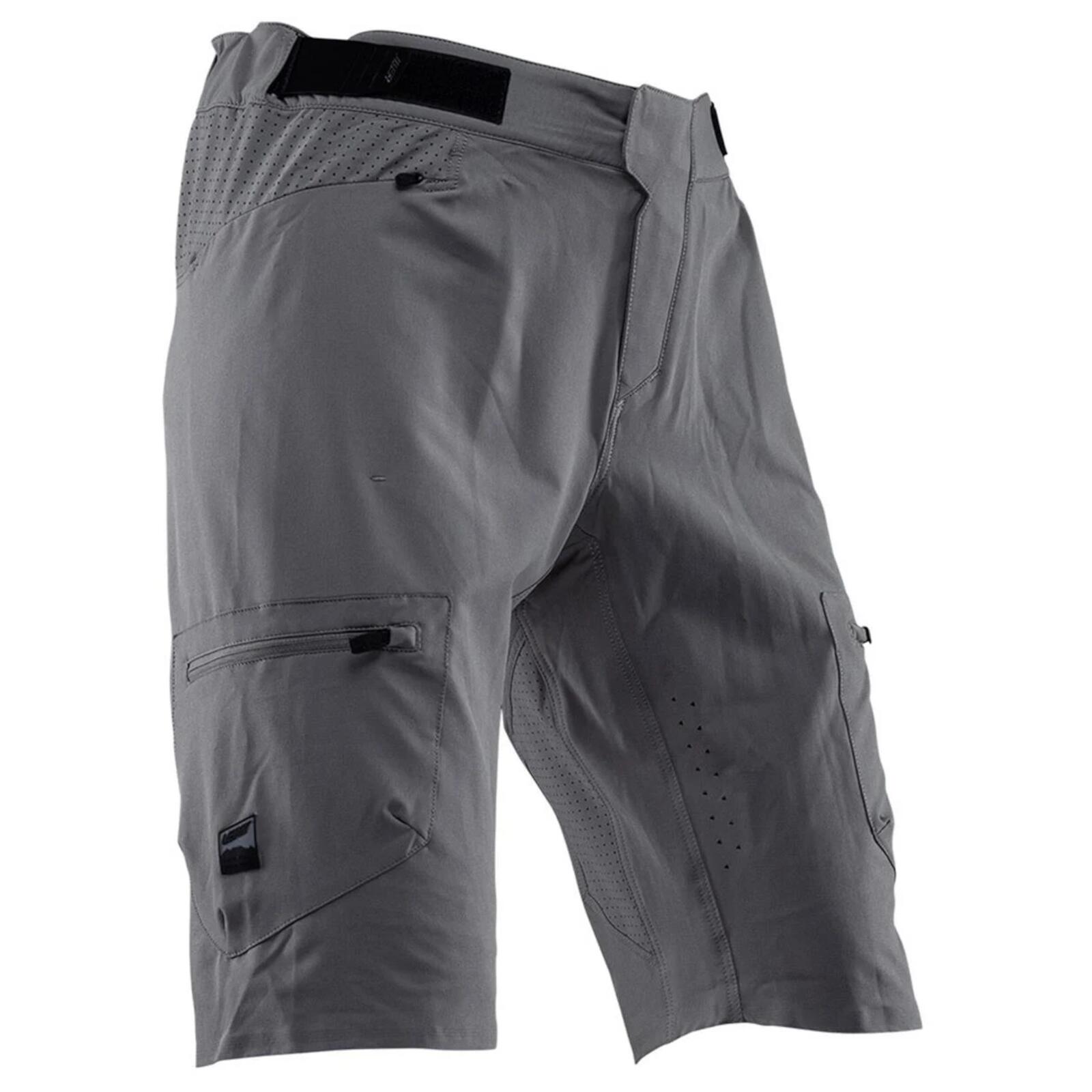 Leatt - Short Vtt Enduro 2.0 Gris Homme - Cuissard De Vélo - Gris - 48 Xl - Decathlon