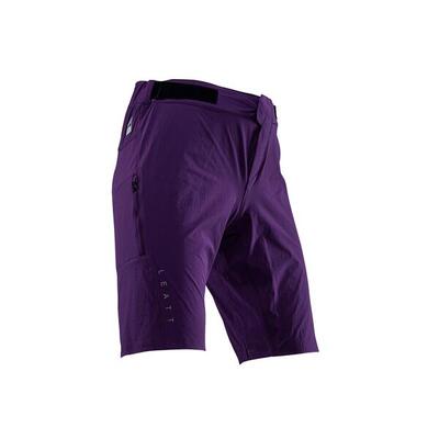 Pantaloncini MTB Trail 1.0 leggeri e ventilati Viola Uomo