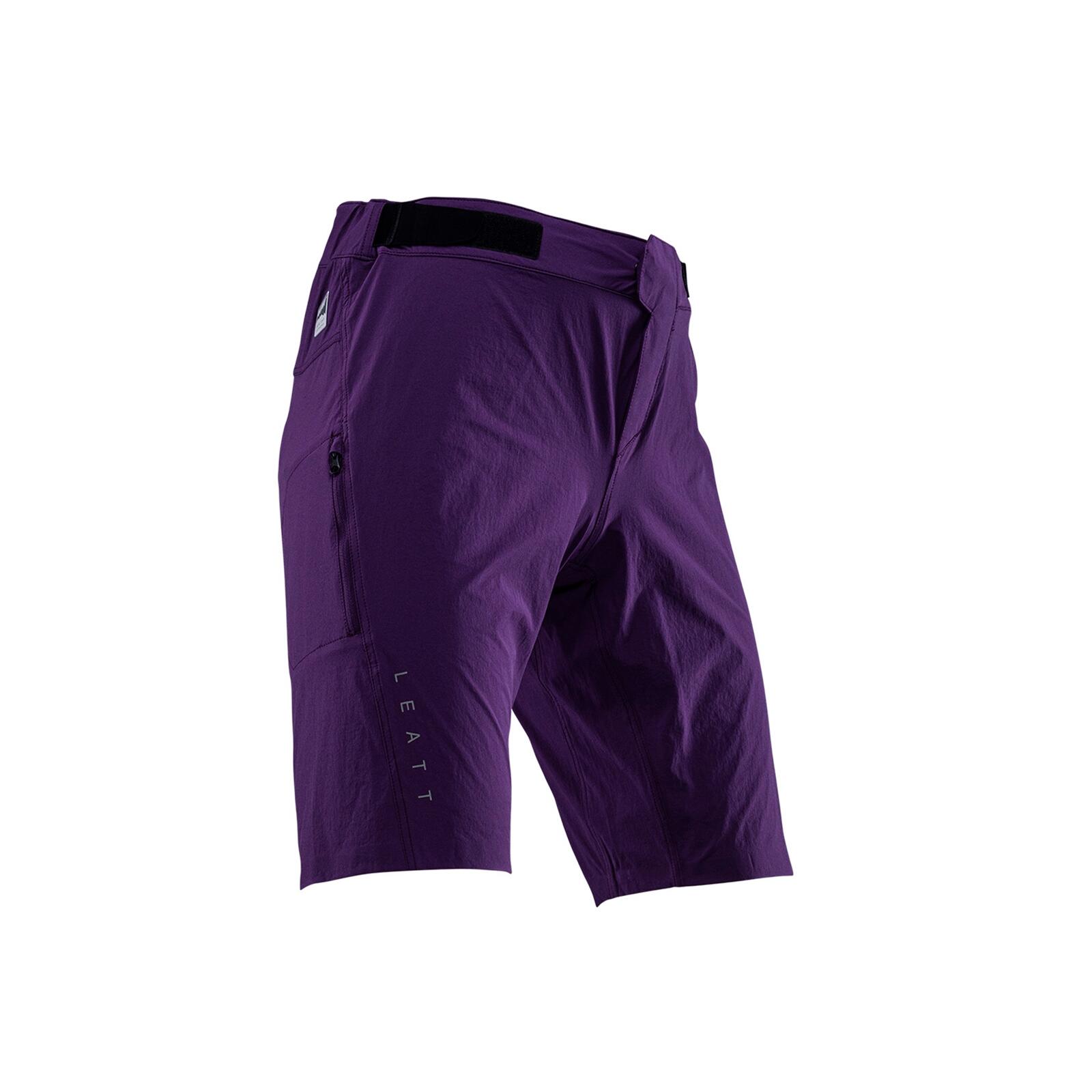 Leatt - Short Vtt Trail 1.0 Léger Et Ventilé Violet Homme - Short De Vélo - Violet - 40 M - Decathlon