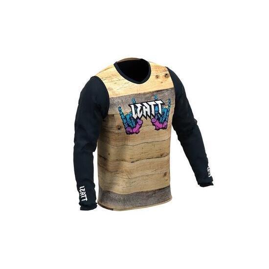 Maglia a manica lunga Leatt MTB Gravity 3.0 Blue Zombie