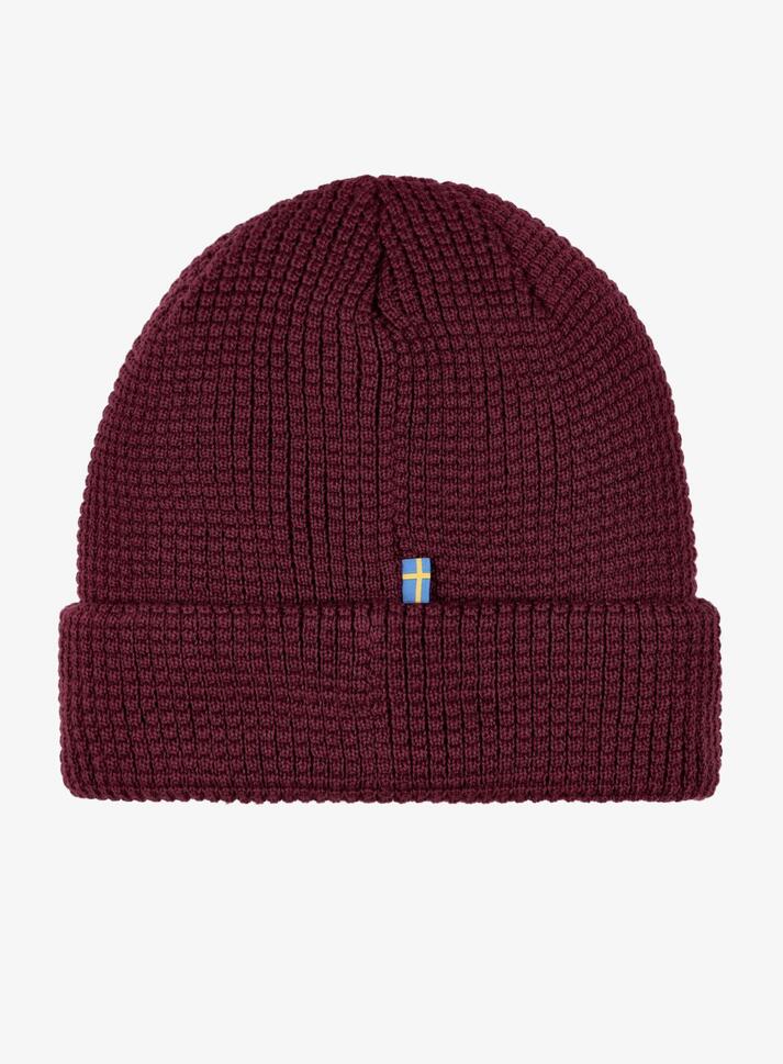 Czapka zimowa Fjallraven Tab Hat - dark garnet