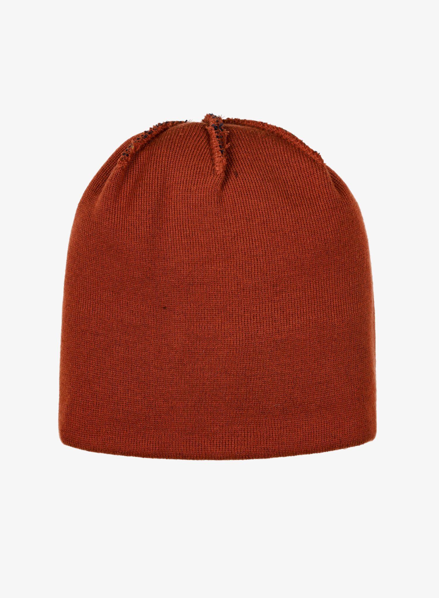 Czapka zimowa Fjallraven Pom Hat - autumn leaf/dark navy 3/5