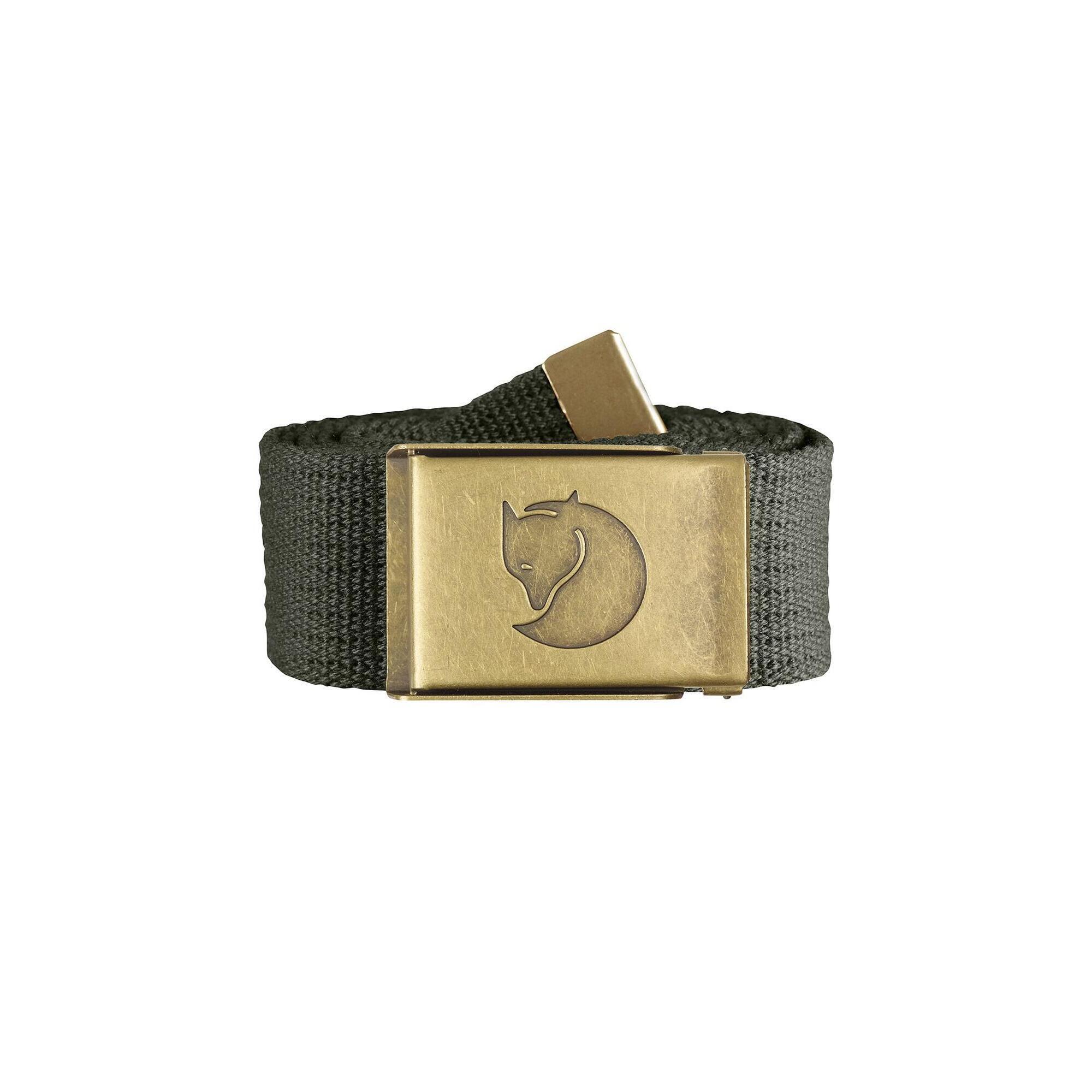 Fjallraven - Ceinture Pour Pantalon De Montagne Fjällräven Canvas Brass Belt - Ceinture - Vert - Taille Unique - Decathlon