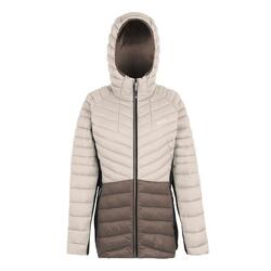 Veste Leedre hybride extensible à capuche déperlante pour femme