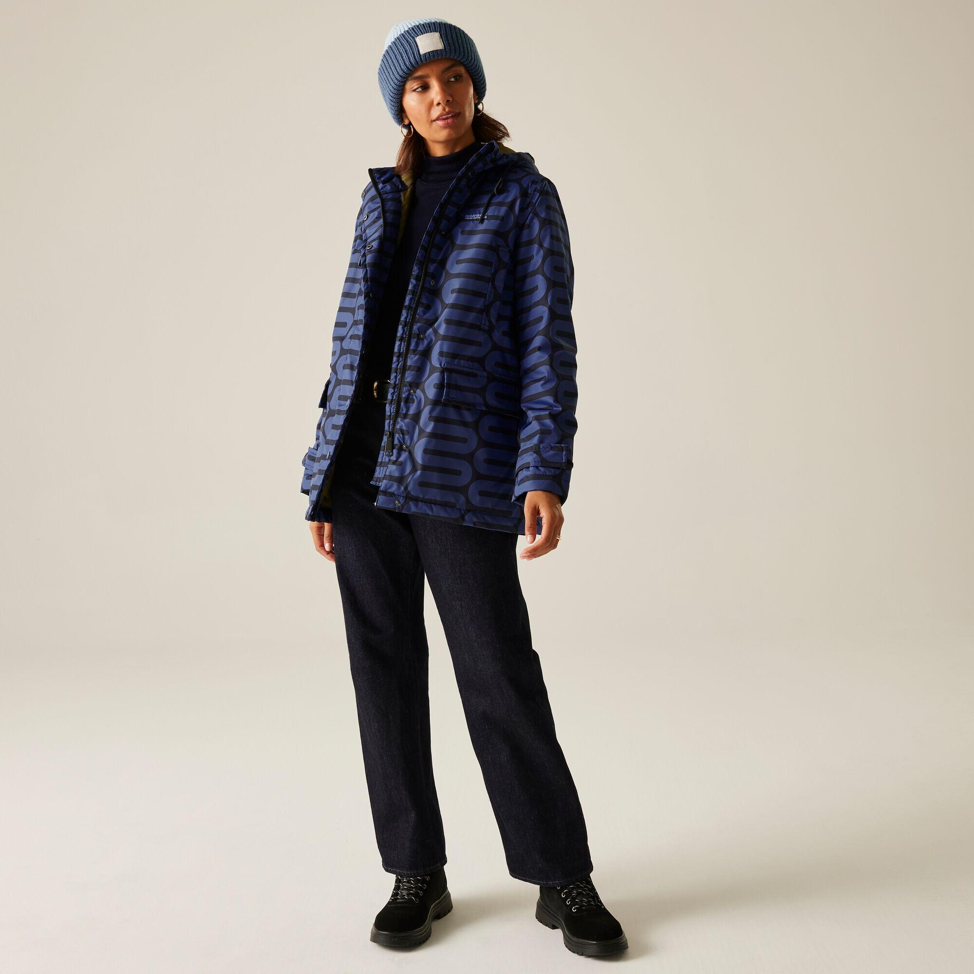 Veste mi-longue Orla à capuche, respirante, imperméable et isolée pour femme 3/7